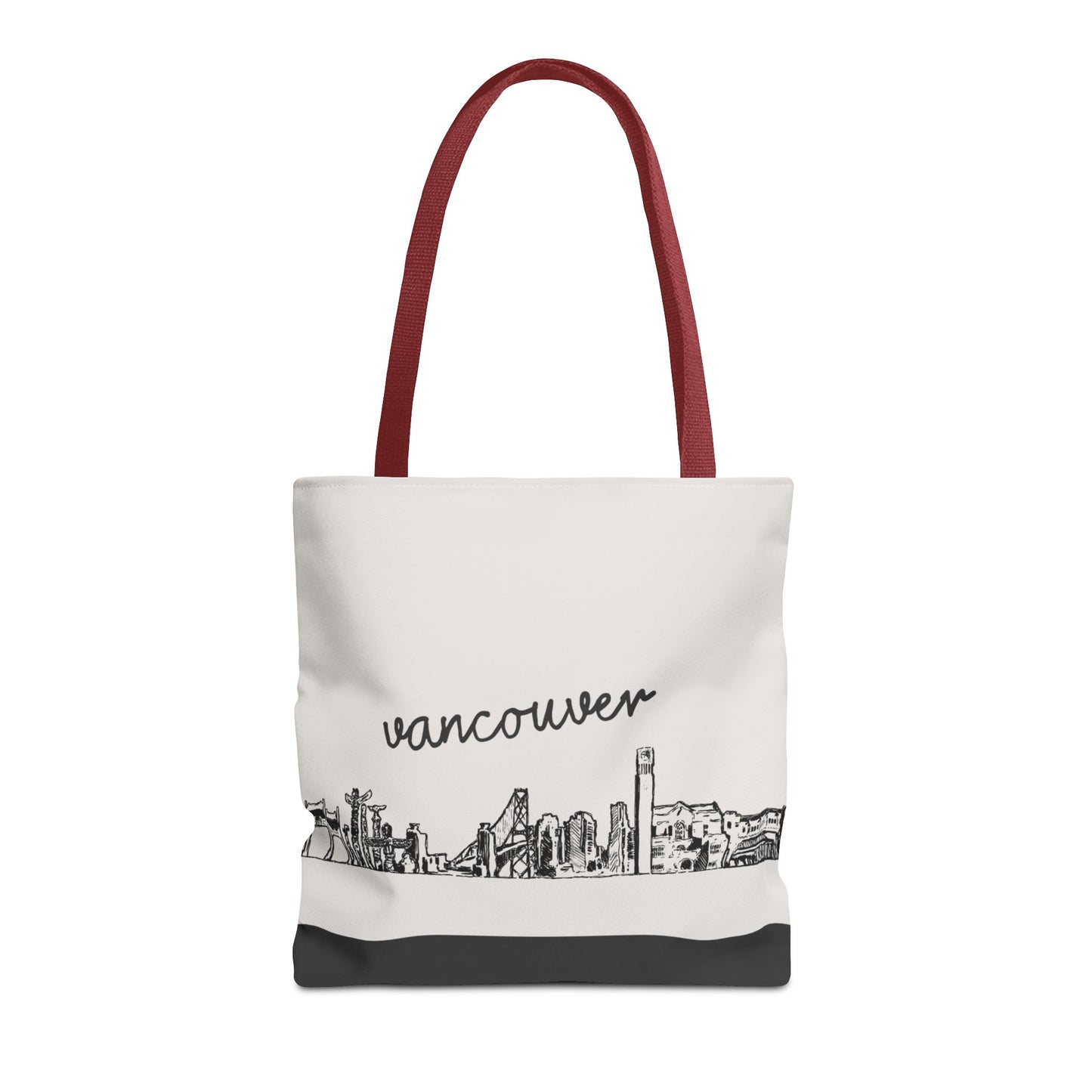 Vancouver Travel Tote Bag – Lightweight Wanderlight Tote, Skyline Design, Durable Everyday Adventure Bag