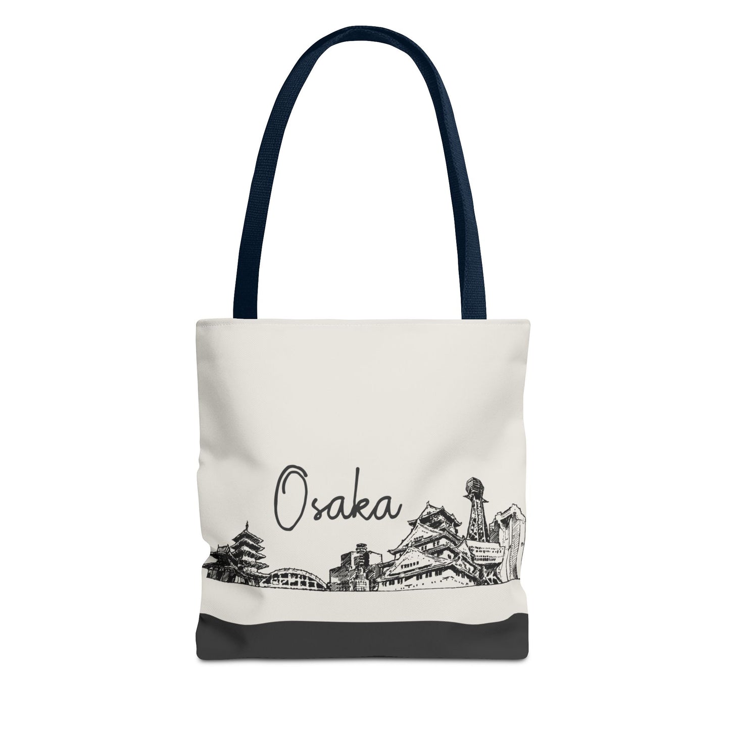 Osaka Travel Tote Bag – Lightweight Wanderlight Tote, Skyline Design, Durable Everyday Adventure Bag