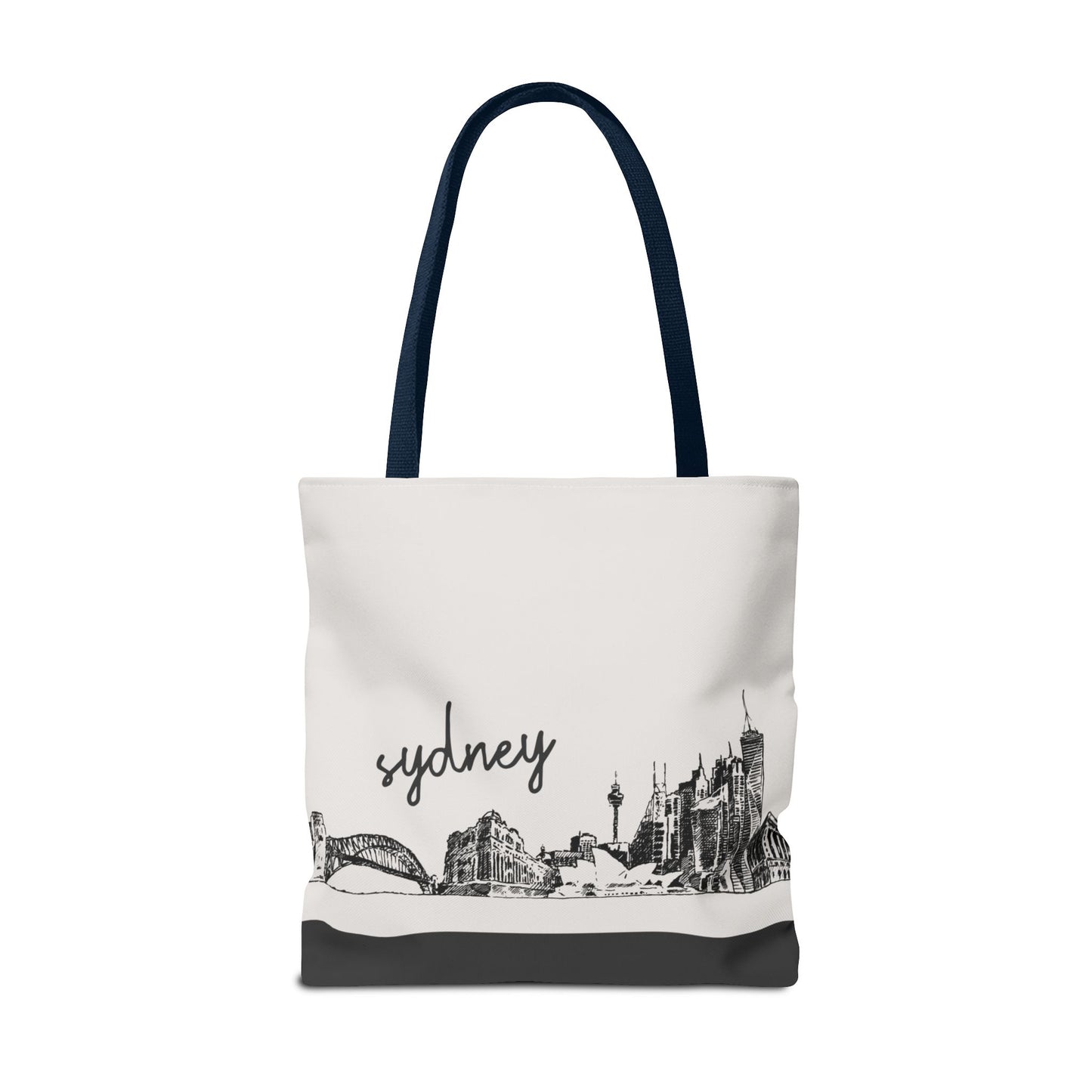 Sydney Travel Tote Bag – Lightweight Wanderlight Tote, Skyline Design, Durable Everyday Adventure Bag