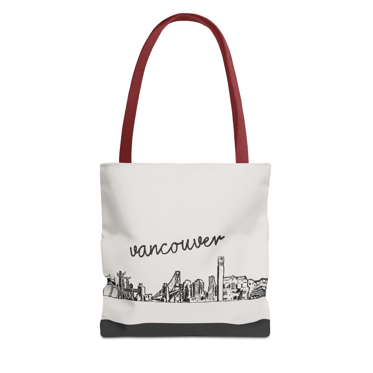 Vancouver Travel Tote Bag – Lightweight Wanderlight Tote, Skyline Design, Durable Everyday Adventure Bag