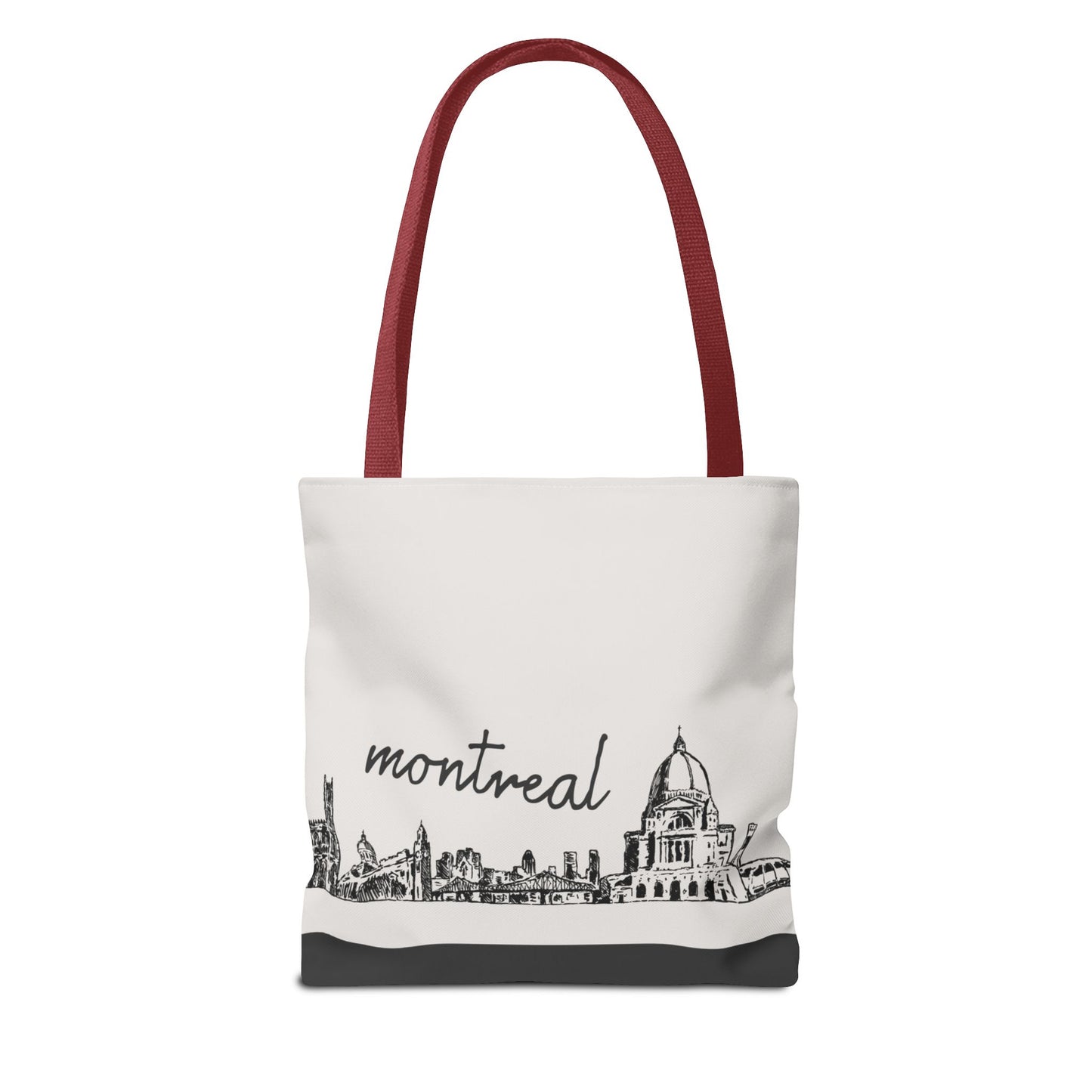 Montreal Travel Tote Bag – Lightweight Wanderlight Tote, Skyline Design, Durable Everyday Adventure Bag