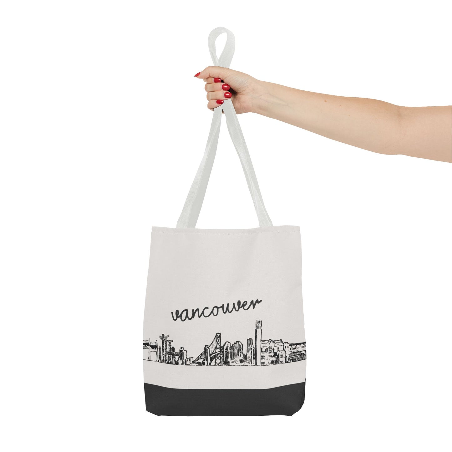 Vancouver Travel Tote Bag – Lightweight Wanderlight Tote, Skyline Design, Durable Everyday Adventure Bag