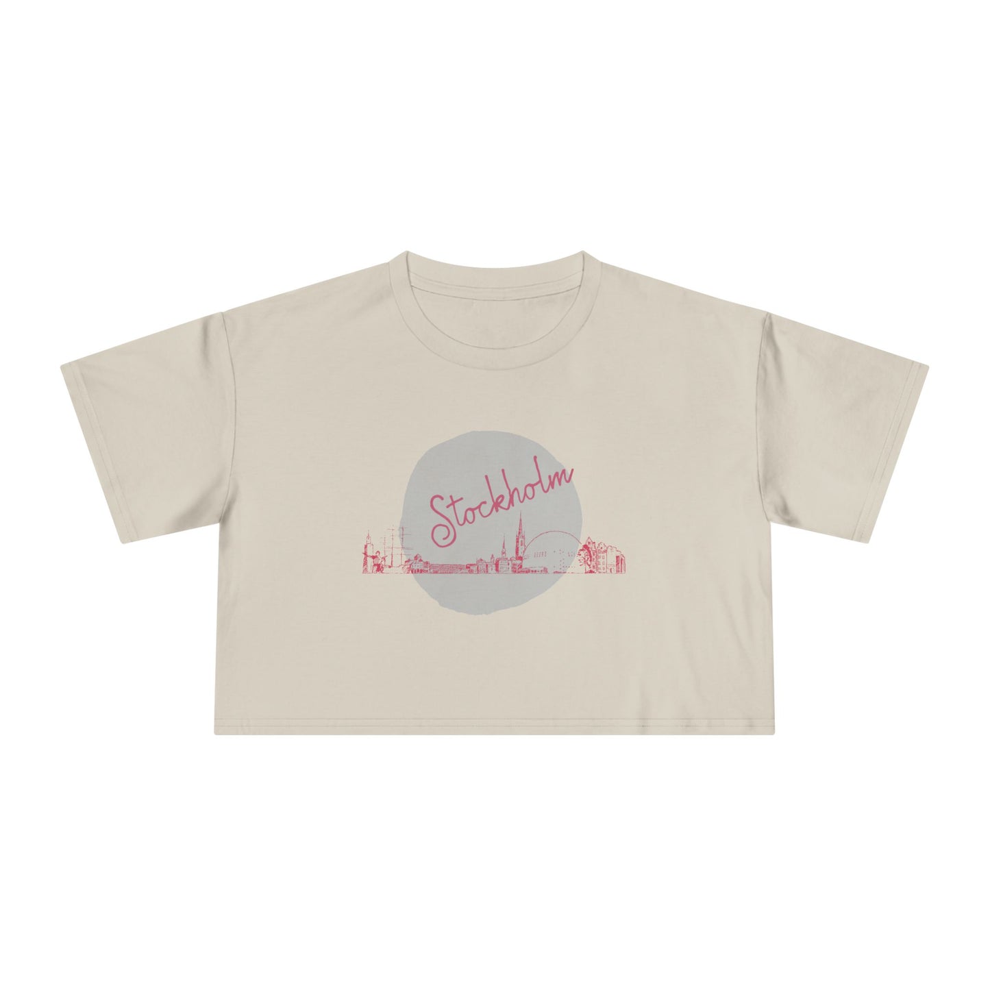 Stockholm Women's Crop Tee - Stylish City Life Top for Casual Outings