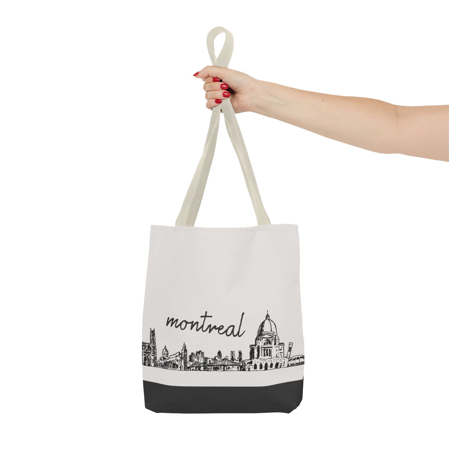 Montreal Travel Tote Bag – Lightweight Wanderlight Tote, Skyline Design, Durable Everyday Adventure Bag