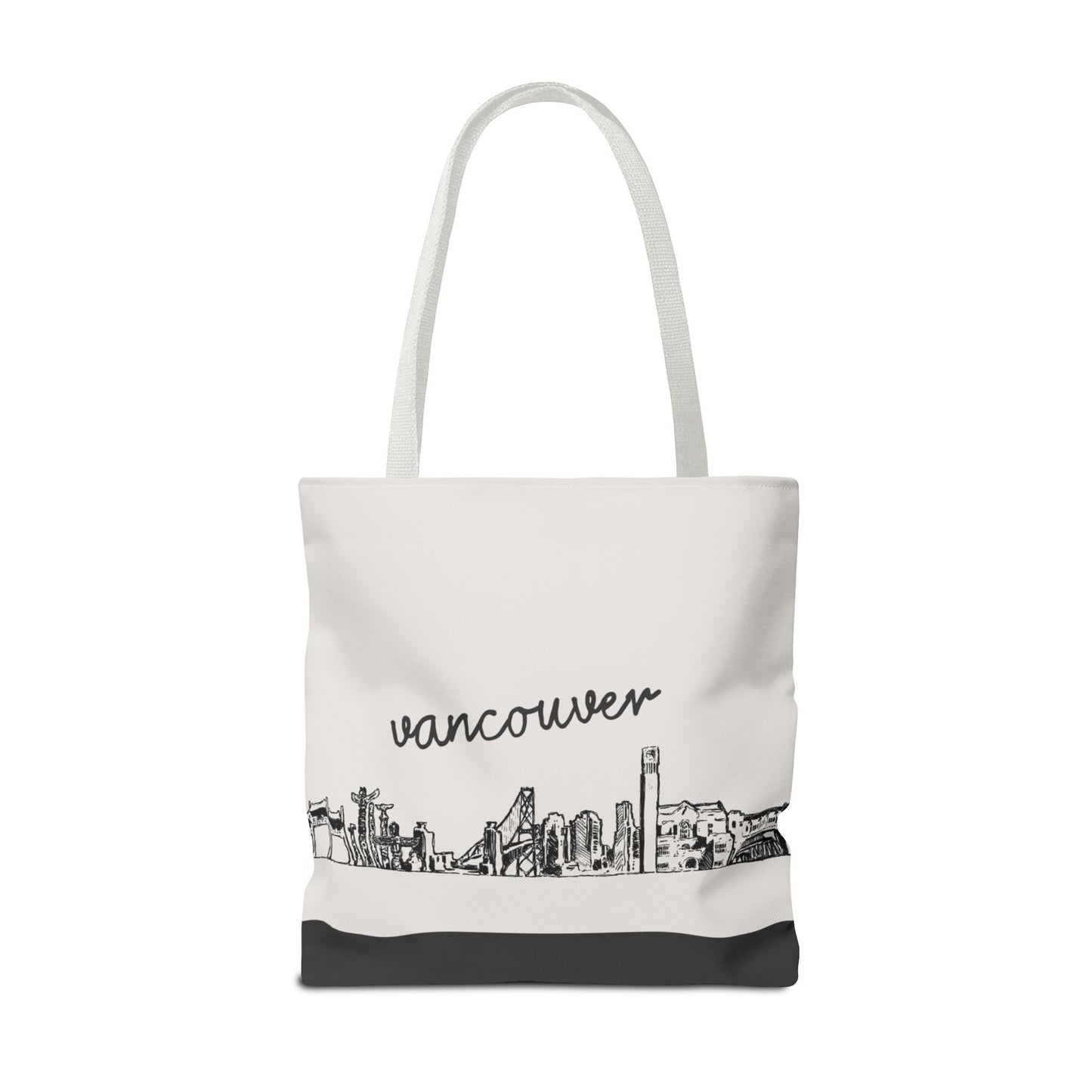 Vancouver Travel Tote Bag – Lightweight Wanderlight Tote, Skyline Design, Durable Everyday Adventure Bag