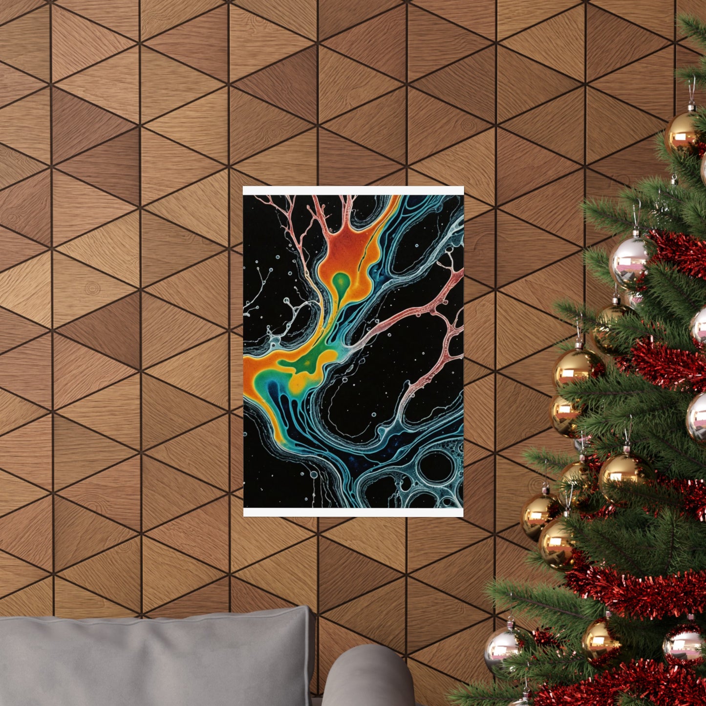 Synaptic Spectrum Matte Vertical Posters