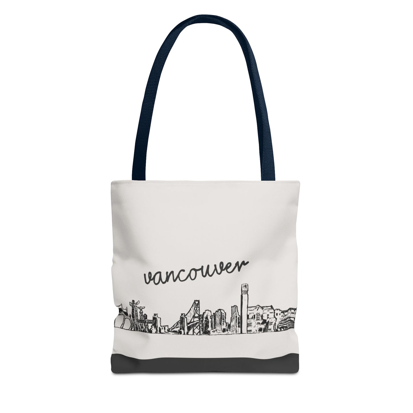 Vancouver Travel Tote Bag – Lightweight Wanderlight Tote, Skyline Design, Durable Everyday Adventure Bag