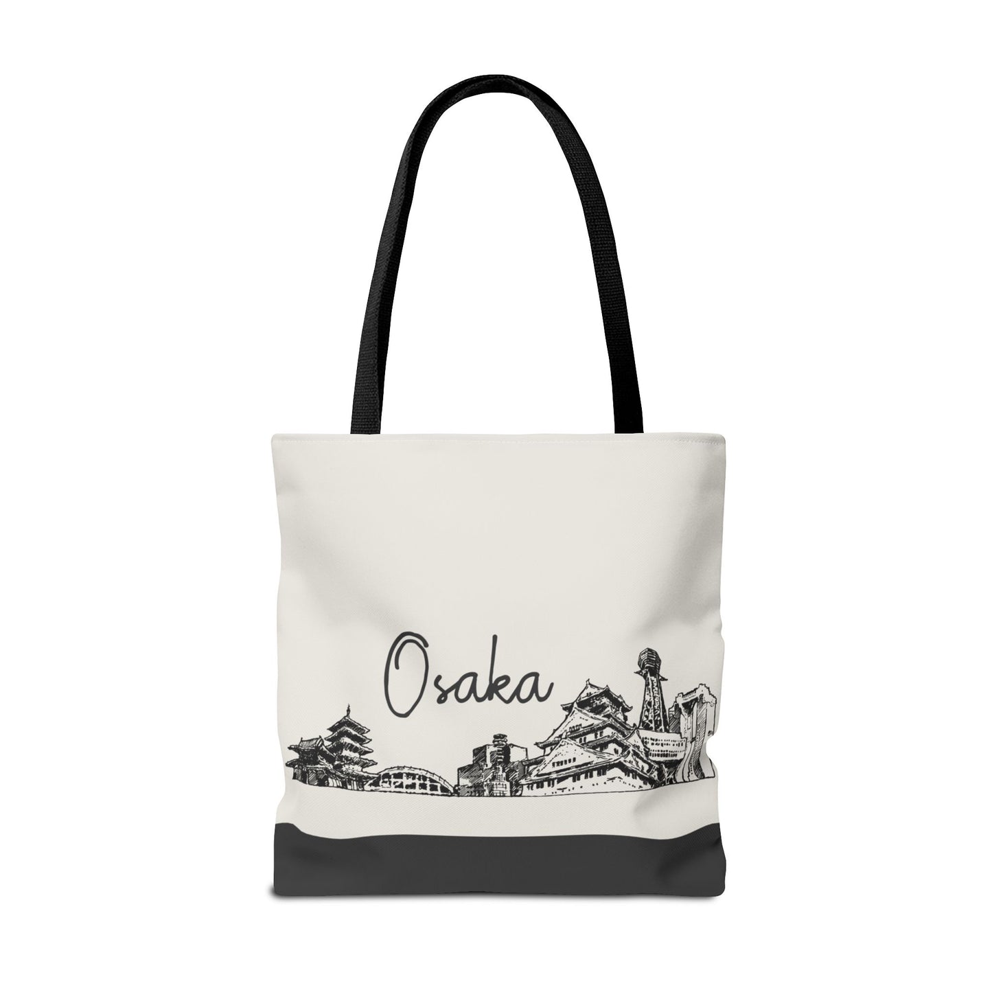 Osaka Travel Tote Bag – Lightweight Wanderlight Tote, Skyline Design, Durable Everyday Adventure Bag