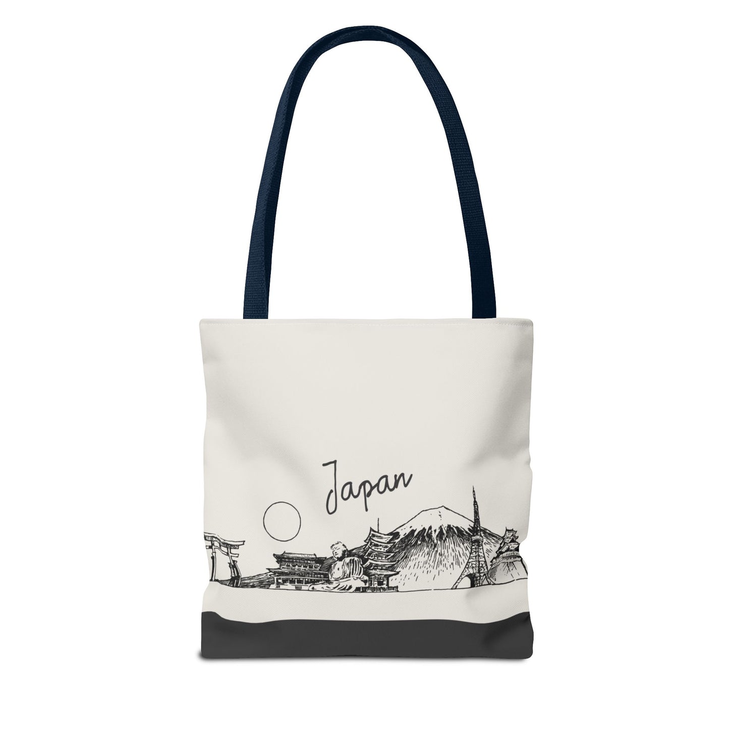 Japan Travel Tote Bag – Lightweight Wanderlight Tote, Skyline Design, Durable Everyday Adventure Bag