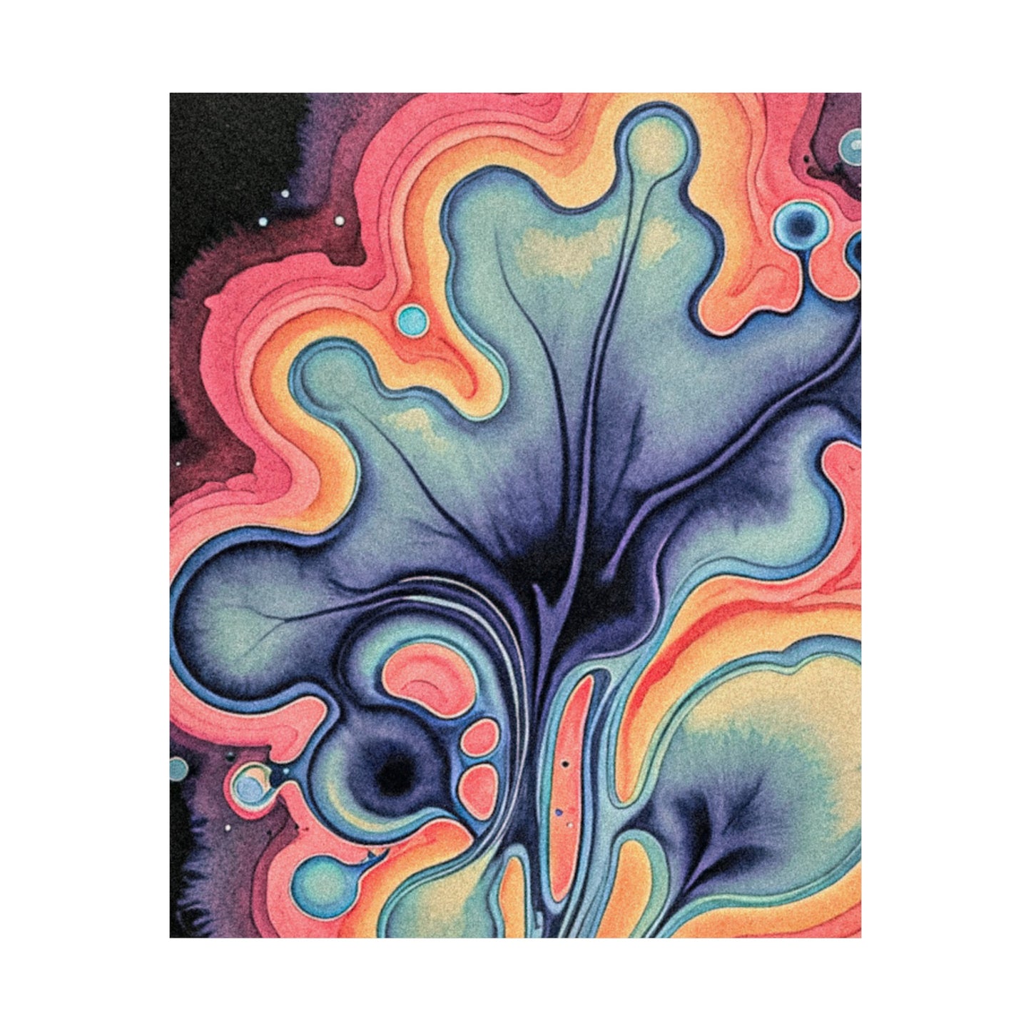 Bioluminescent Botany Matte Vertical Posters