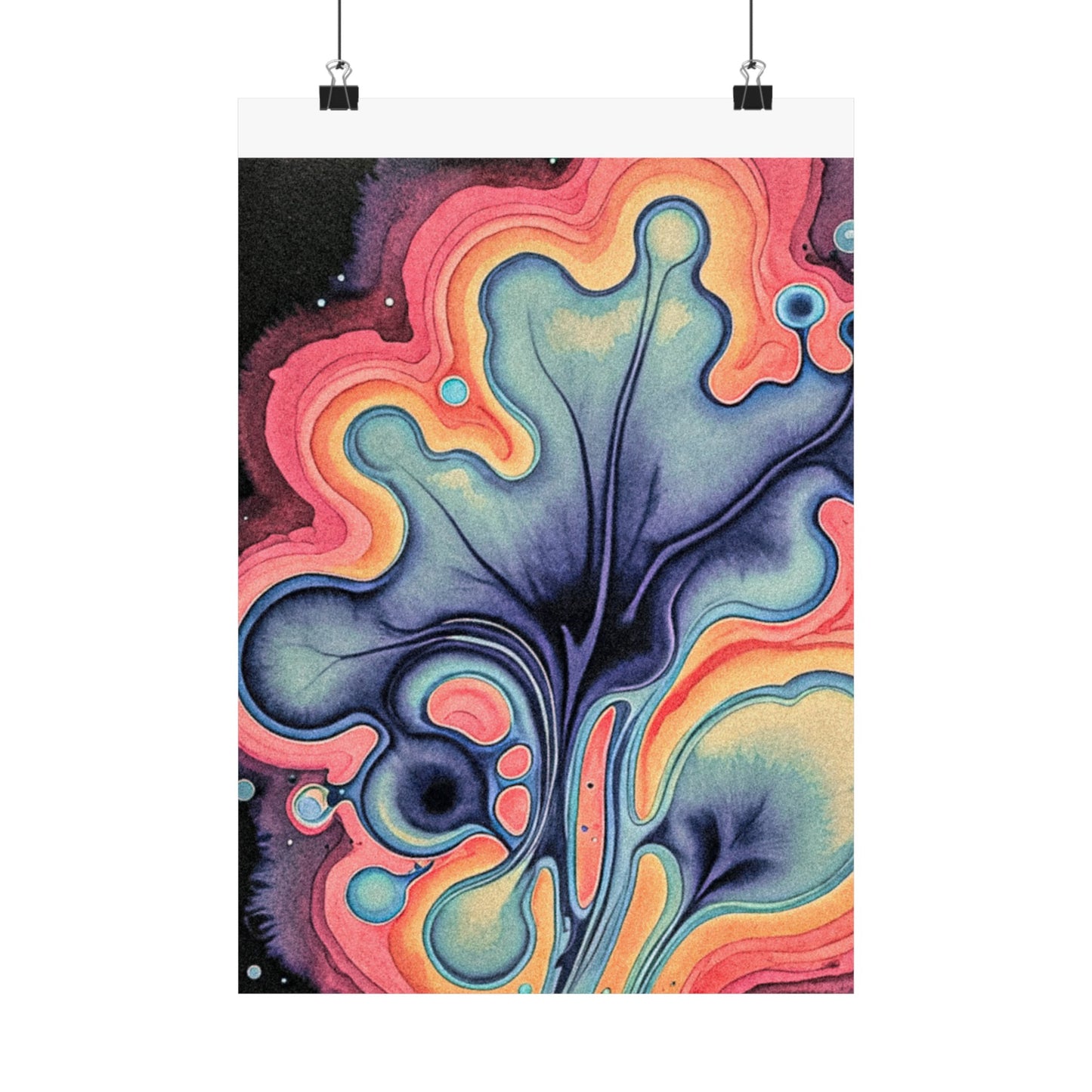 Bioluminescent Botany Matte Vertical Posters