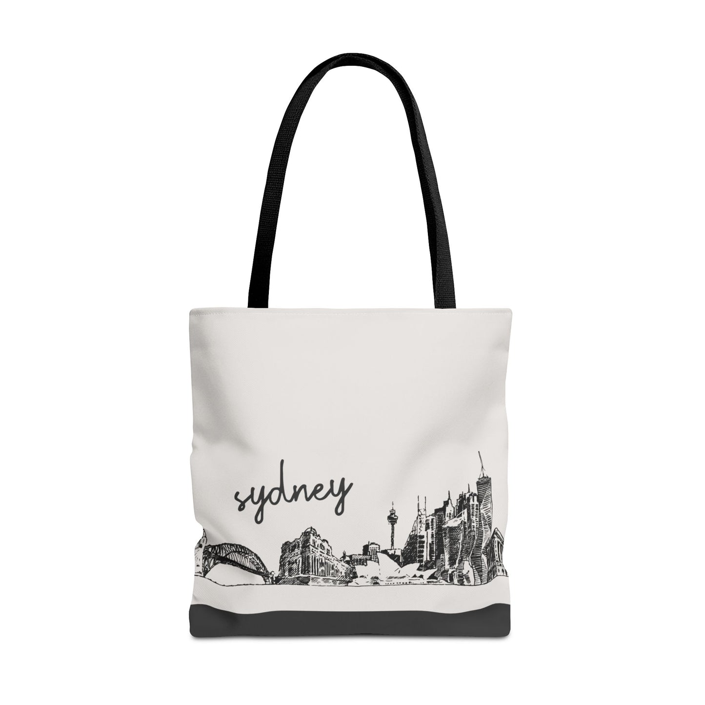 Sydney Travel Tote Bag – Lightweight Wanderlight Tote, Skyline Design, Durable Everyday Adventure Bag