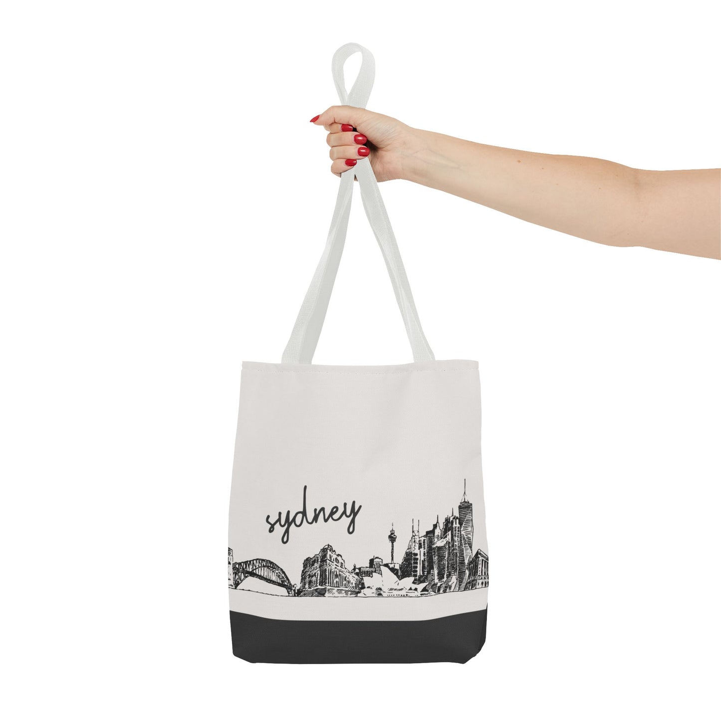 Sydney Travel Tote Bag – Lightweight Wanderlight Tote, Skyline Design, Durable Everyday Adventure Bag