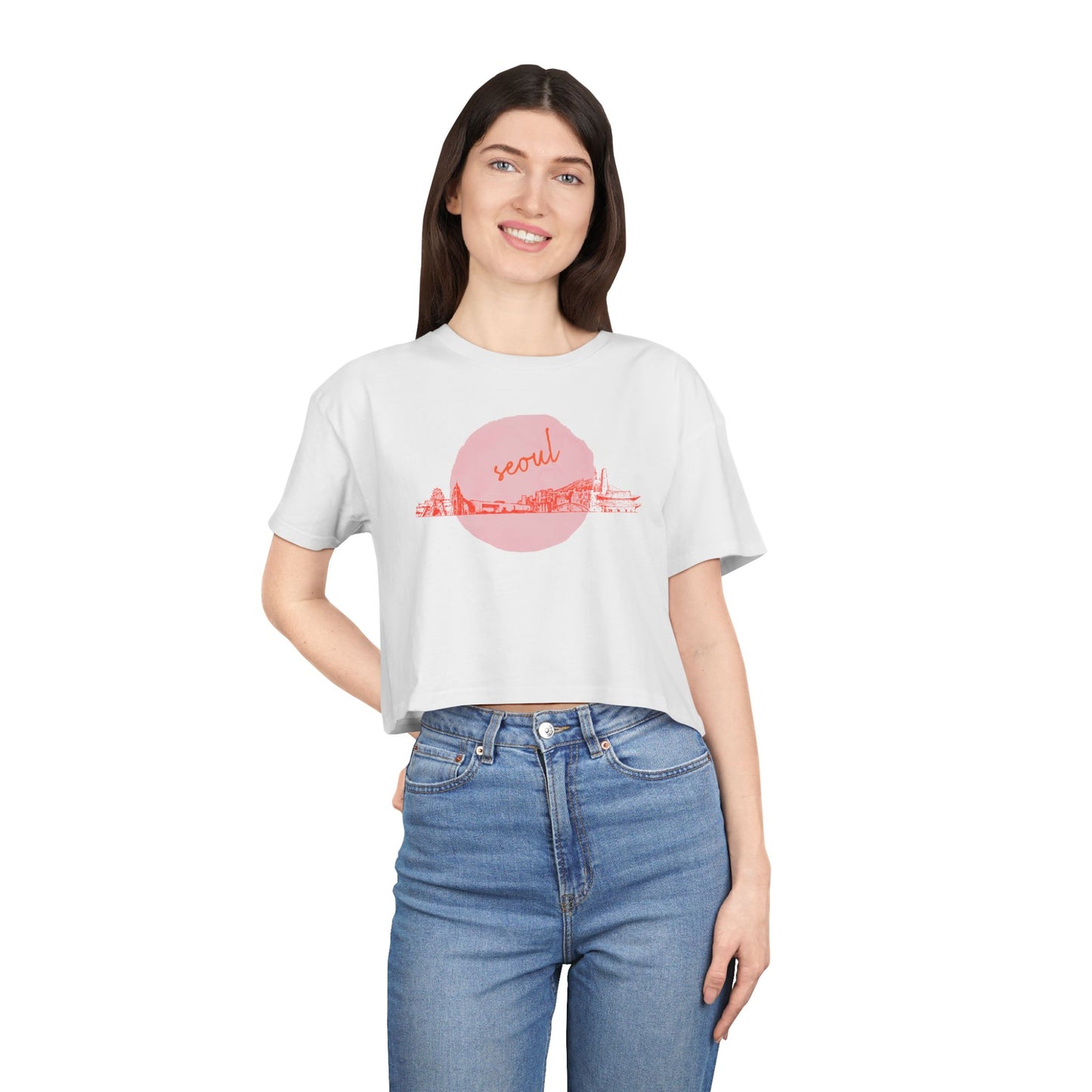 Seoul Destinations Unknown Funky Travel Tee – Soft Cotton Airport Outfit cropped Shirt for Wanderluster