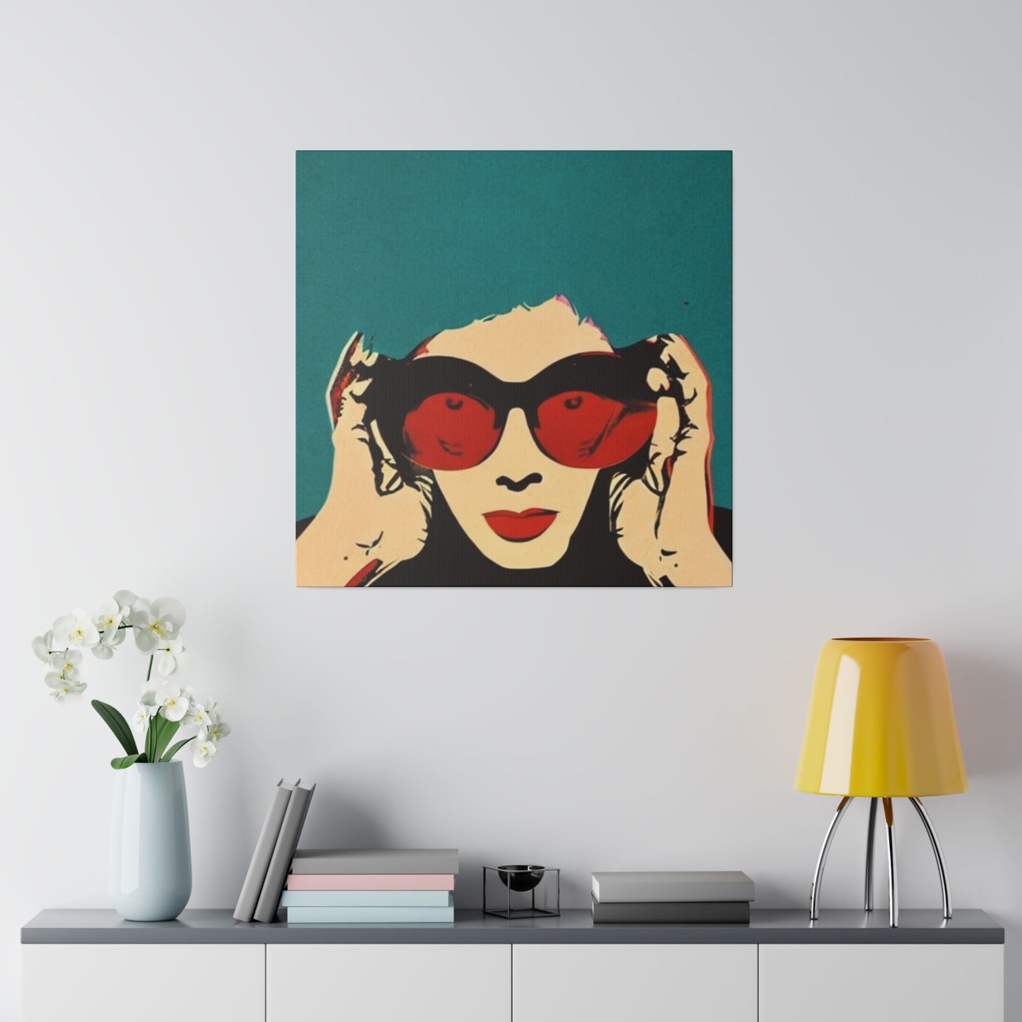 Eclectic Granny: Pop Art Canvas Wall Art