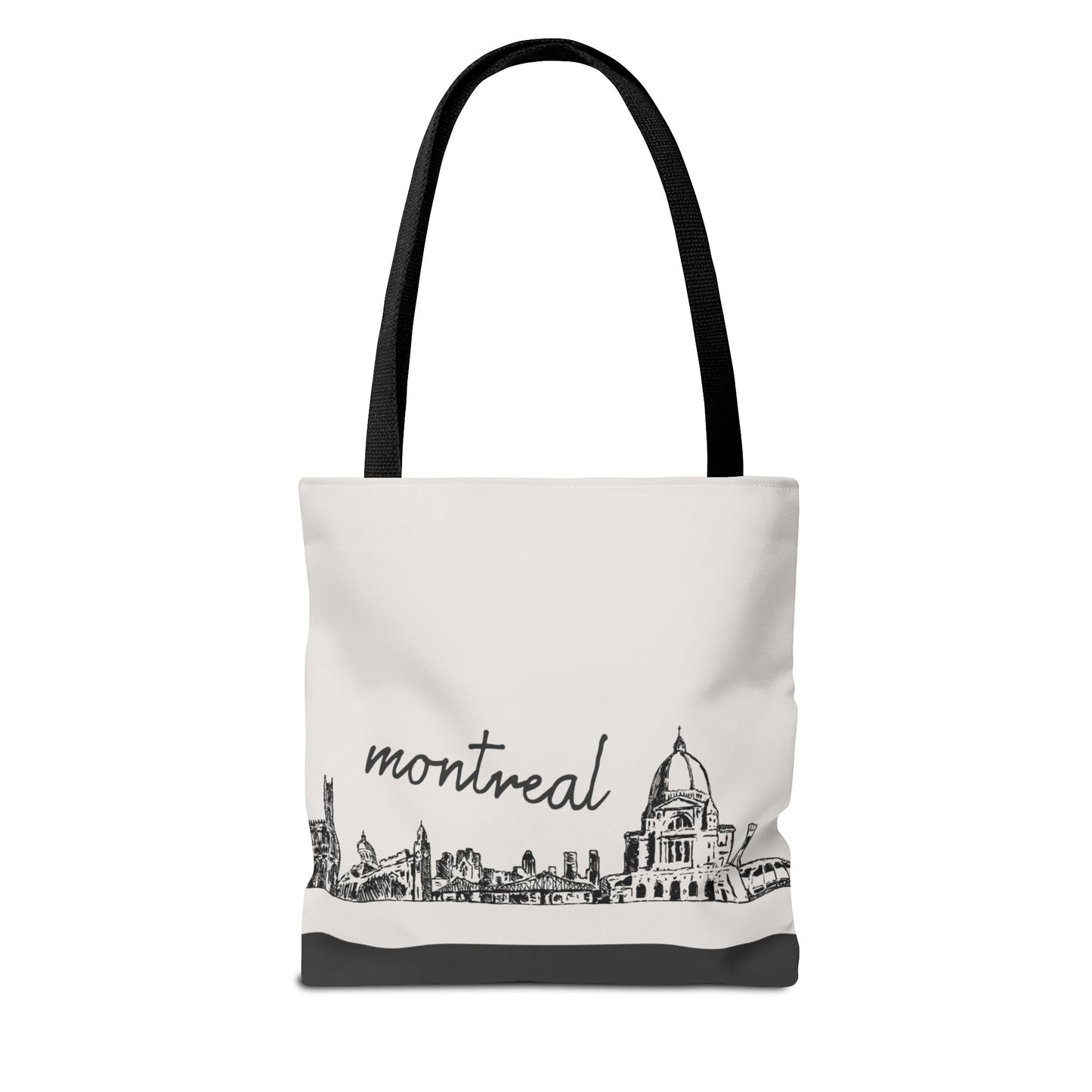 Montreal Travel Tote Bag – Lightweight Wanderlight Tote, Skyline Design, Durable Everyday Adventure Bag