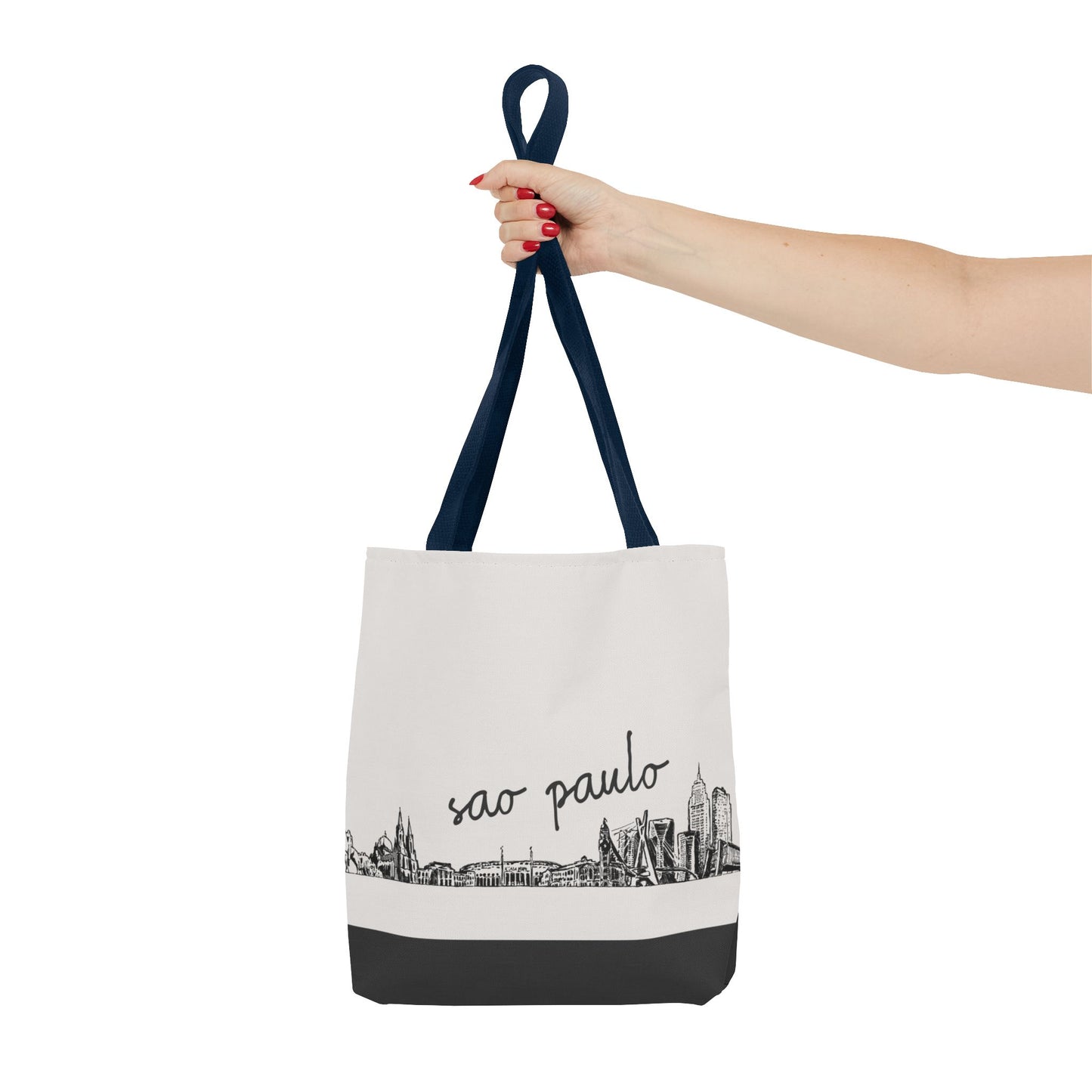 São Paulo Travel Tote Bag – Lightweight Wanderlight Tote, Skyline Design, Durable Everyday Adventure Bag