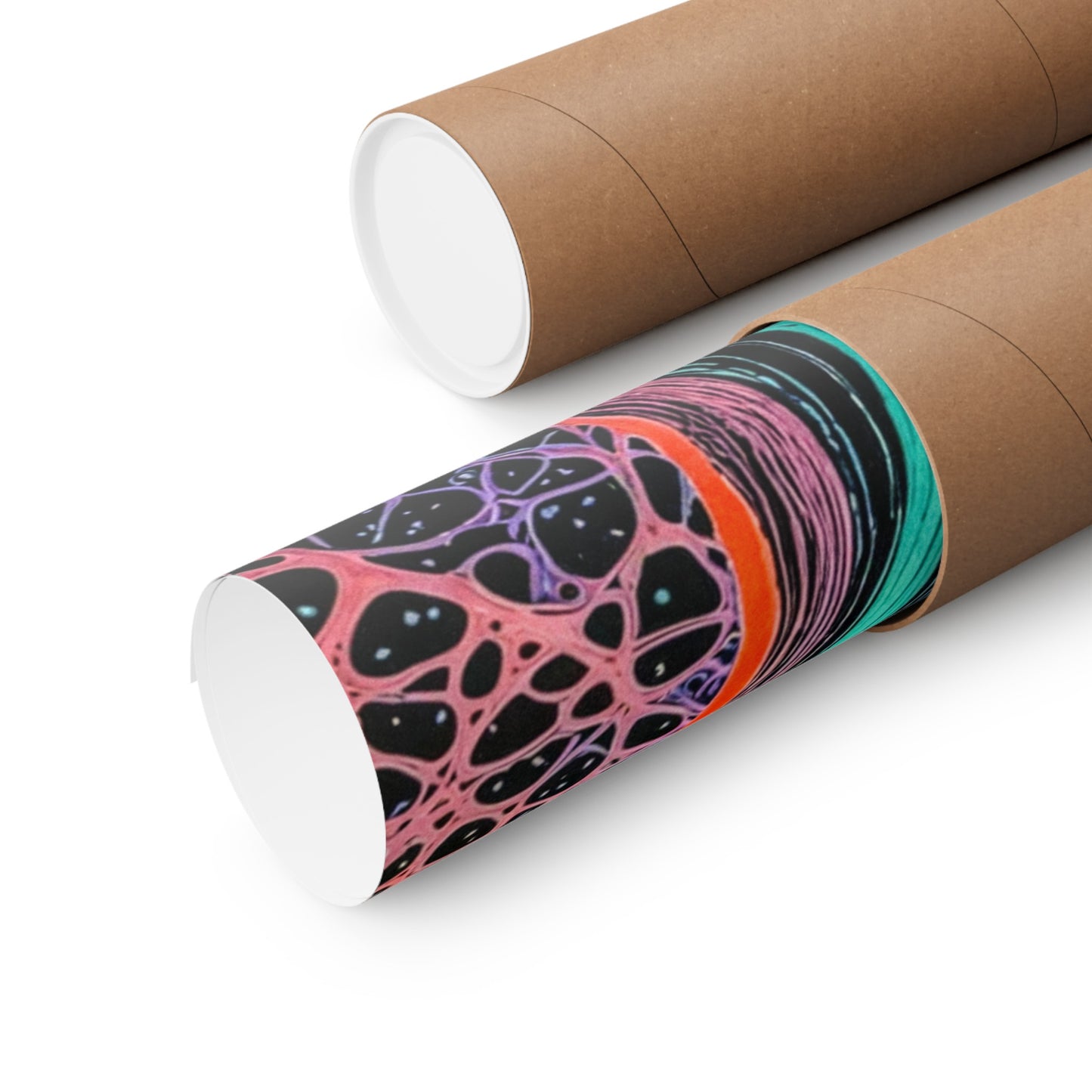 Neon Nucleolus Matte Vertical Posters