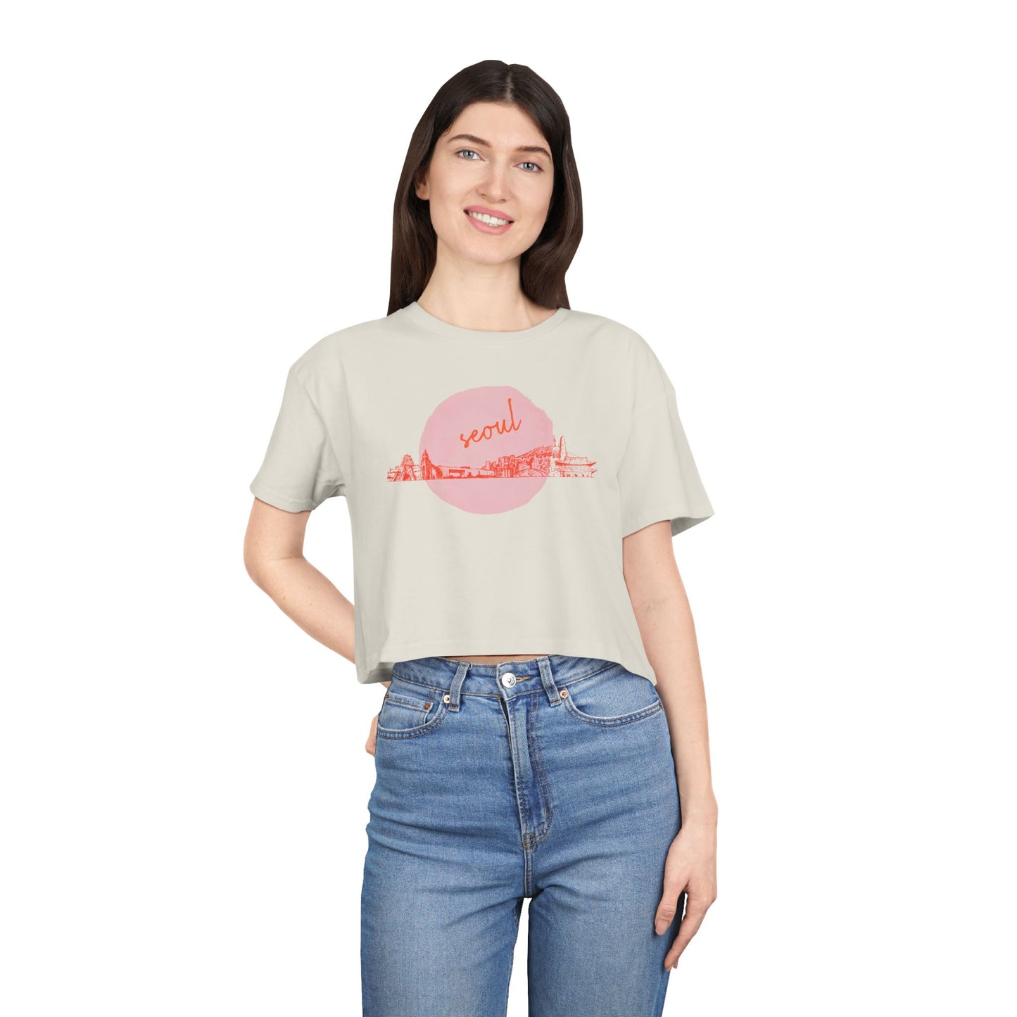 Seoul Destinations Unknown Funky Travel Tee – Soft Cotton Airport Outfit cropped Shirt for Wanderluster
