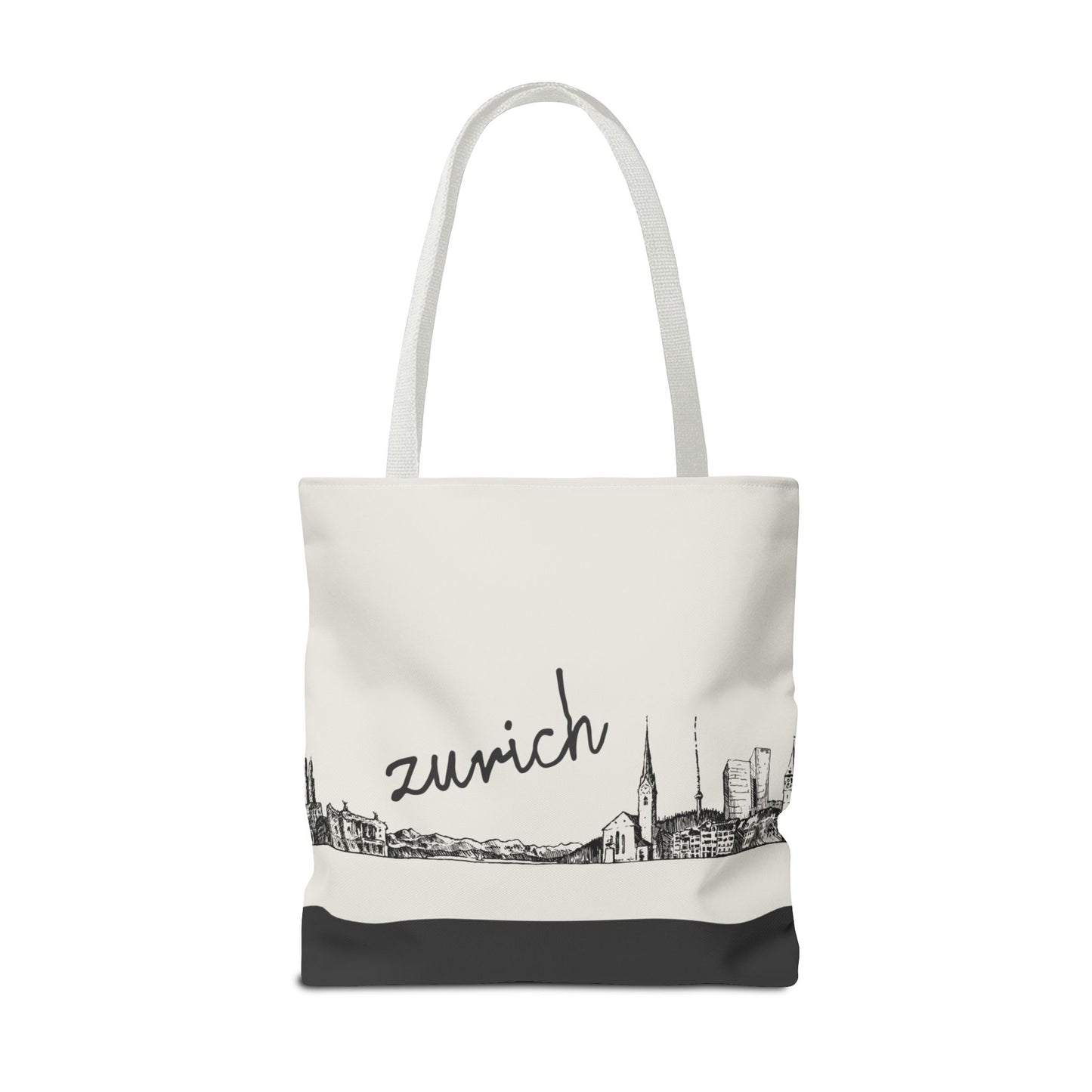 Zurich Travel Tote Bag – Lightweight Wanderlight Tote, Skyline Design, Durable Everyday Adventure Bag
