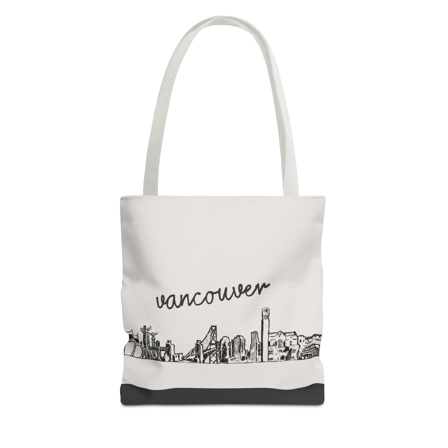 Vancouver Travel Tote Bag – Lightweight Wanderlight Tote, Skyline Design, Durable Everyday Adventure Bag