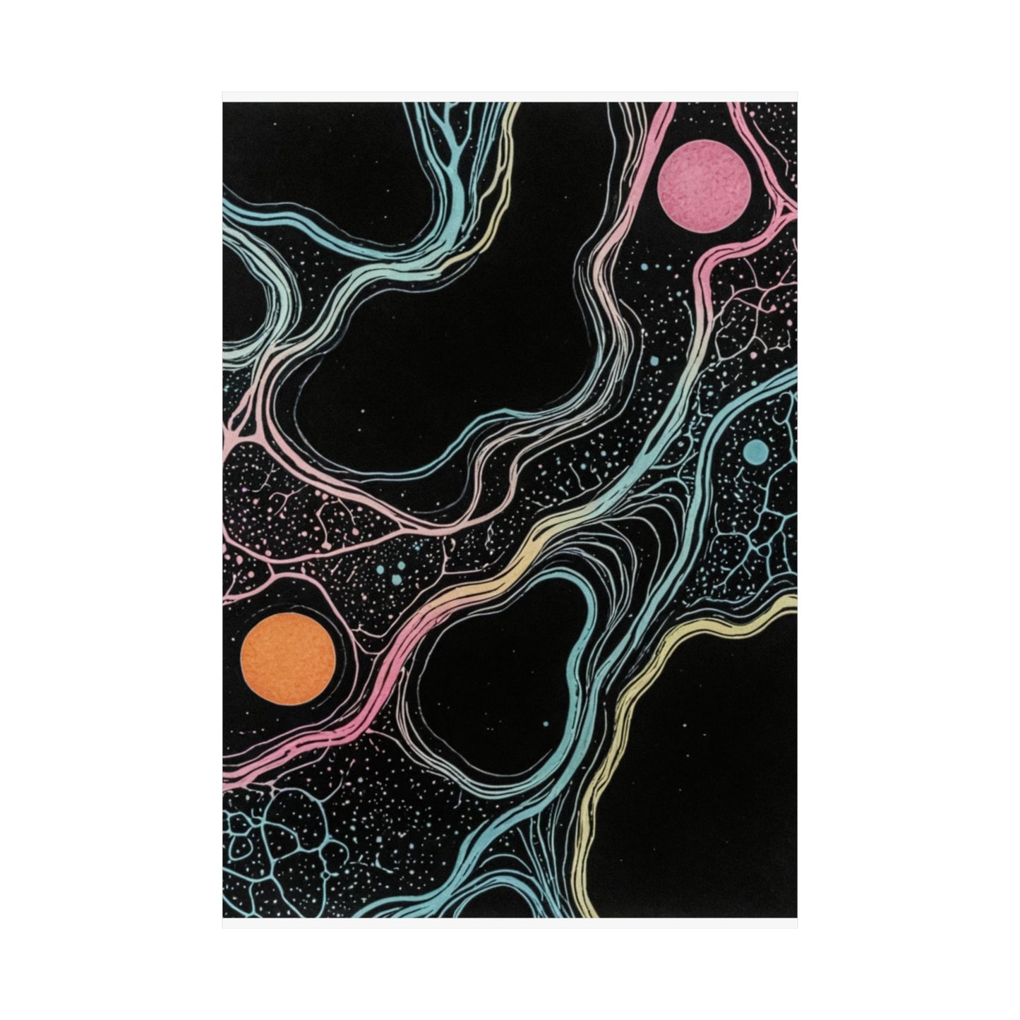 Psychedelic Protists Matte Vertical Posters