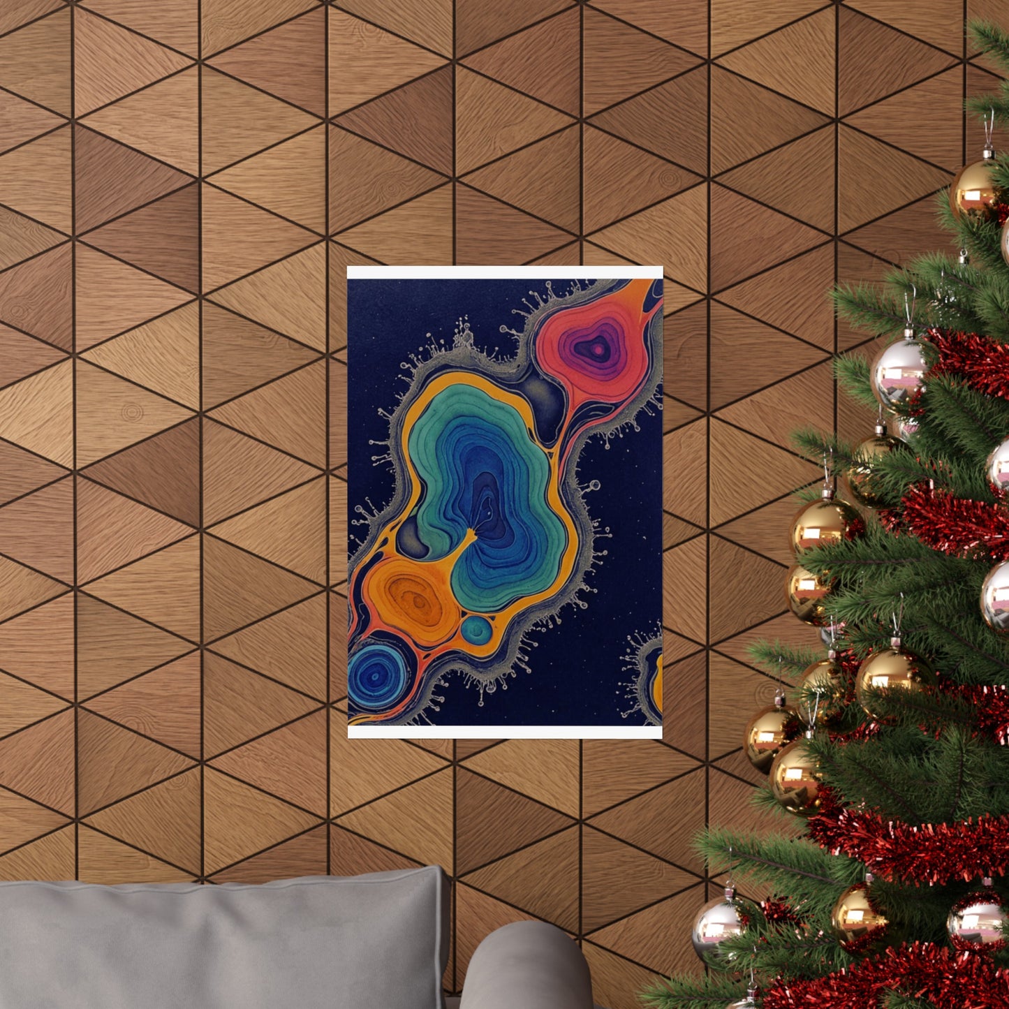 Chromatic Chromosomes Matte Vertical Posters