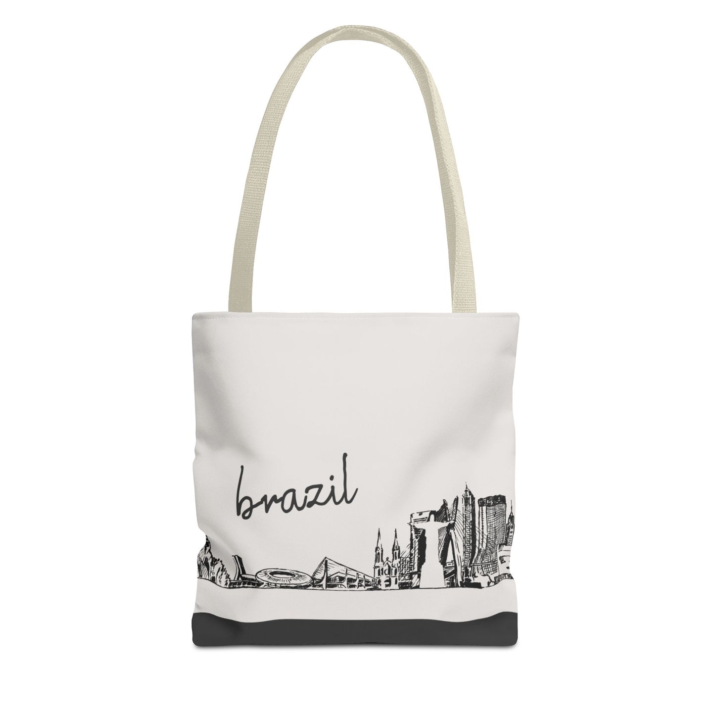 Brazil Travel Tote Bag – Lightweight Wanderlight Tote, Skyline Design, Durable Everyday Adventure Bag