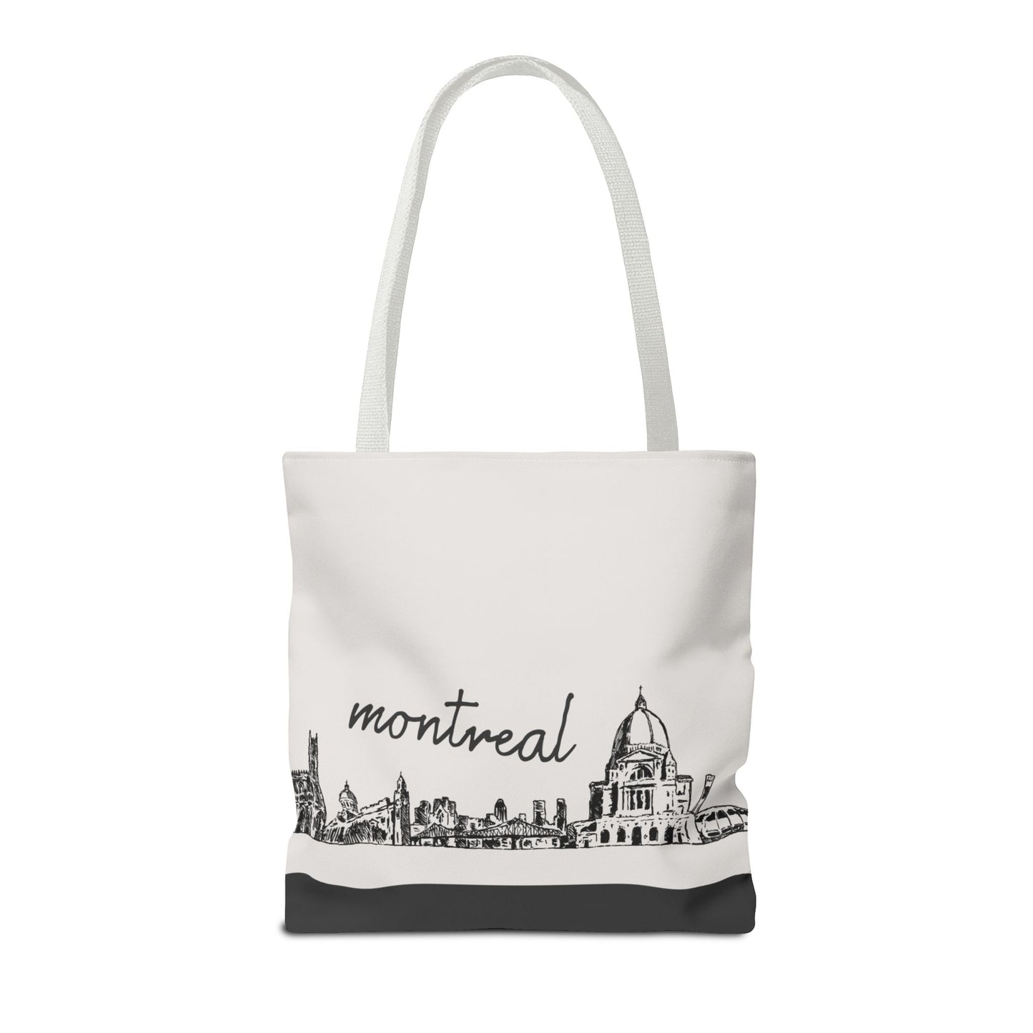 Montreal Travel Tote Bag – Lightweight Wanderlight Tote, Skyline Design, Durable Everyday Adventure Bag
