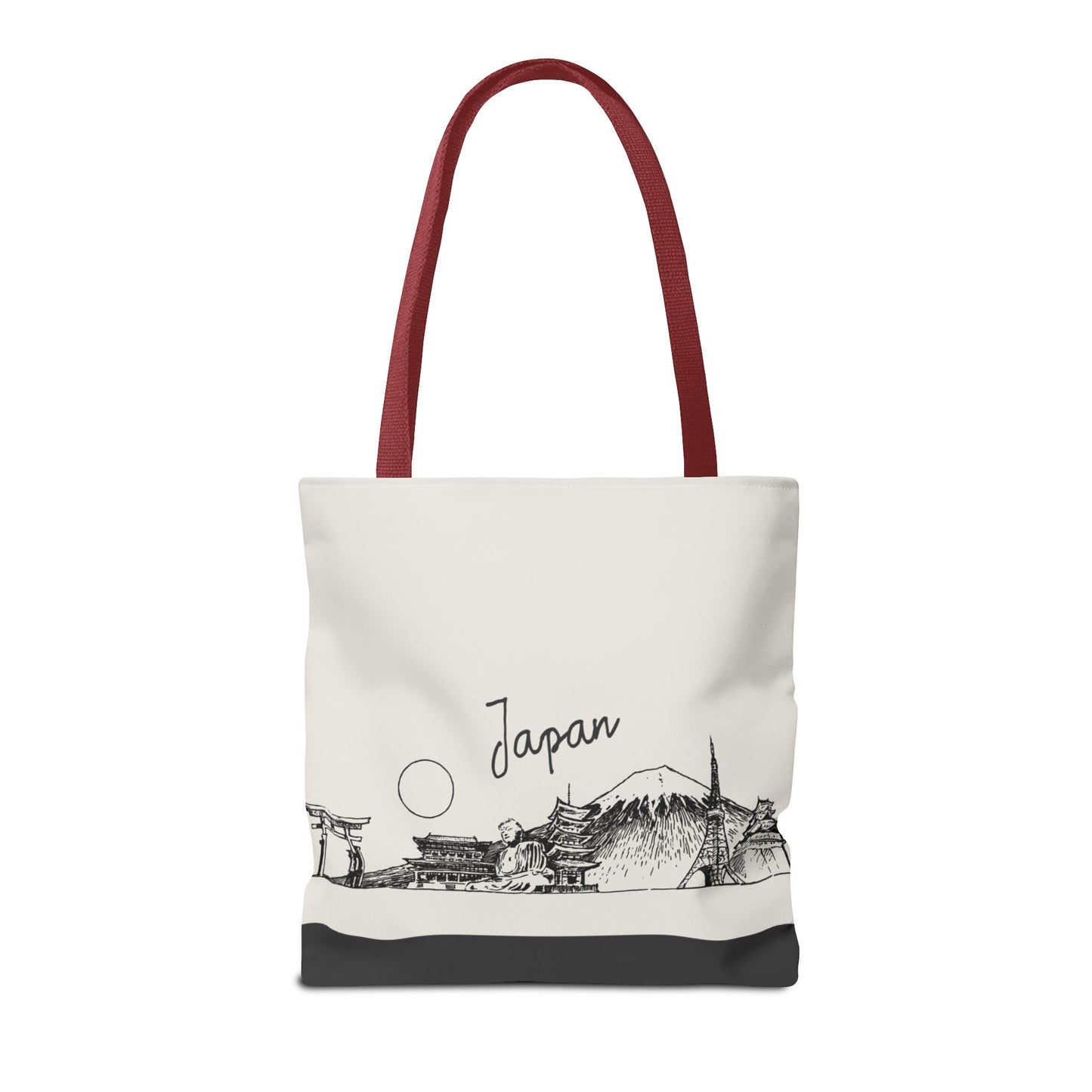 Japan Travel Tote Bag – Lightweight Wanderlight Tote, Skyline Design, Durable Everyday Adventure Bag
