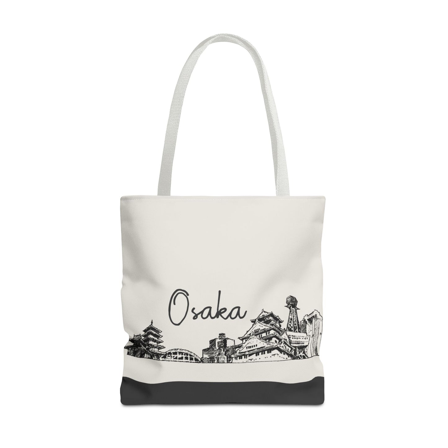Osaka Travel Tote Bag – Lightweight Wanderlight Tote, Skyline Design, Durable Everyday Adventure Bag