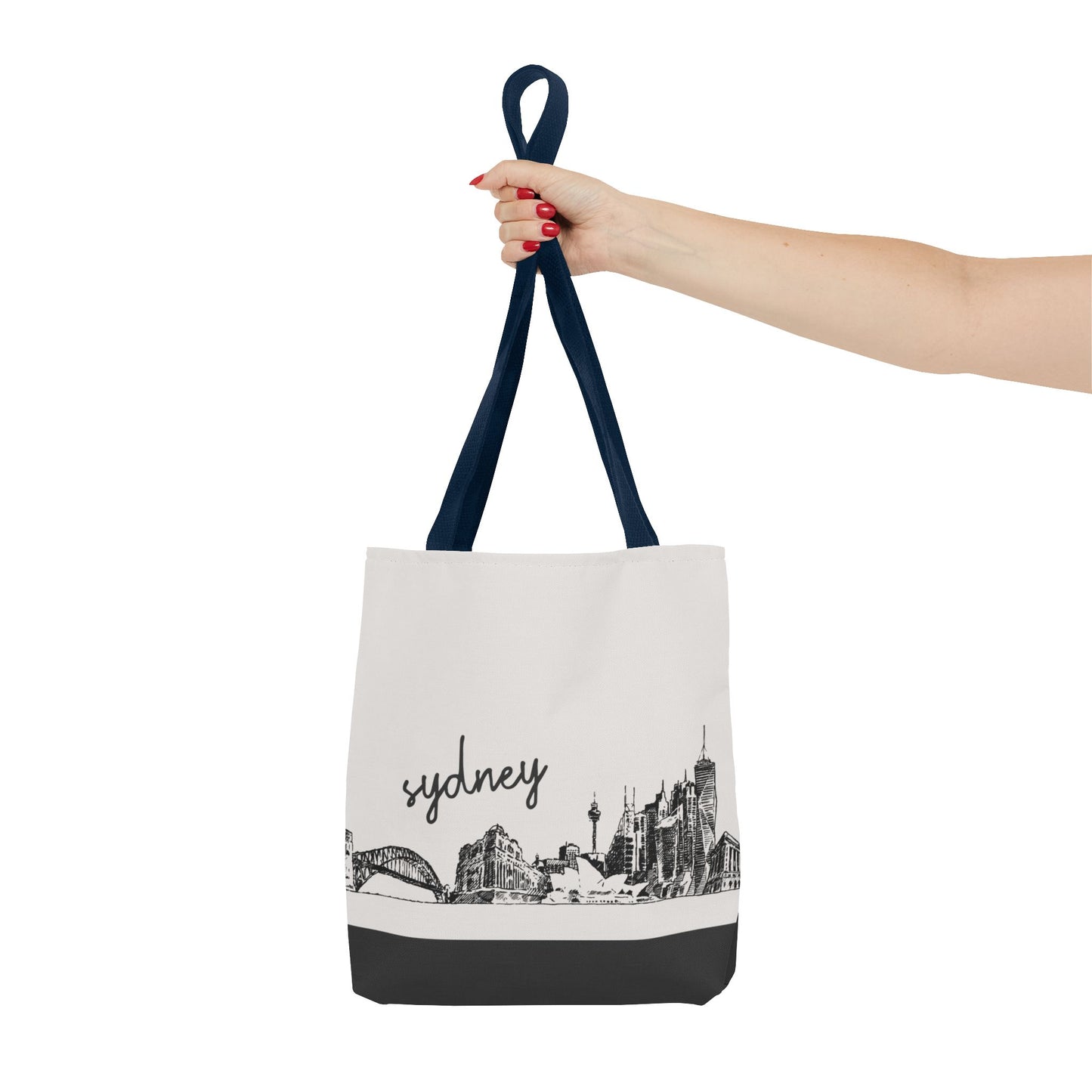 Sydney Travel Tote Bag – Lightweight Wanderlight Tote, Skyline Design, Durable Everyday Adventure Bag