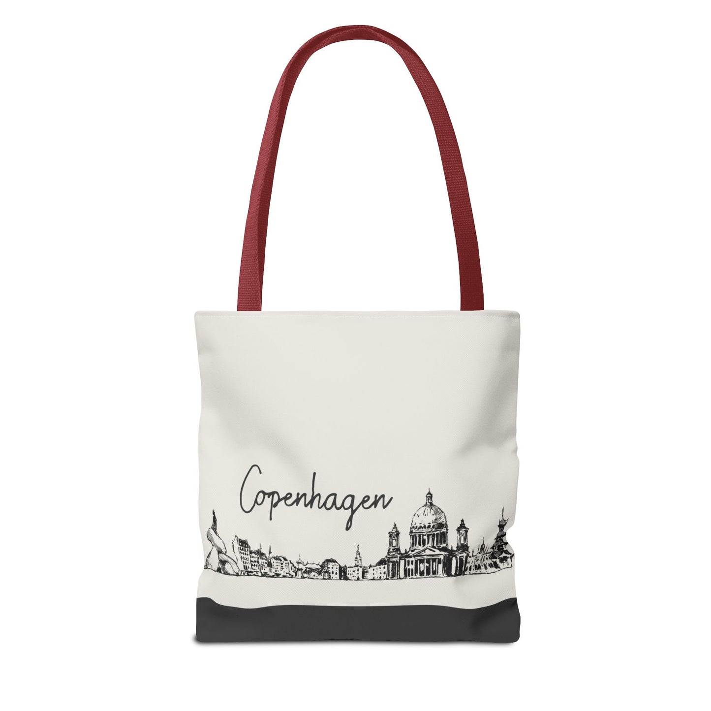 Copenhagen Travel Tote Bag – Lightweight Wanderlight Tote, Skyline Design, Durable Everyday Adventure Bag