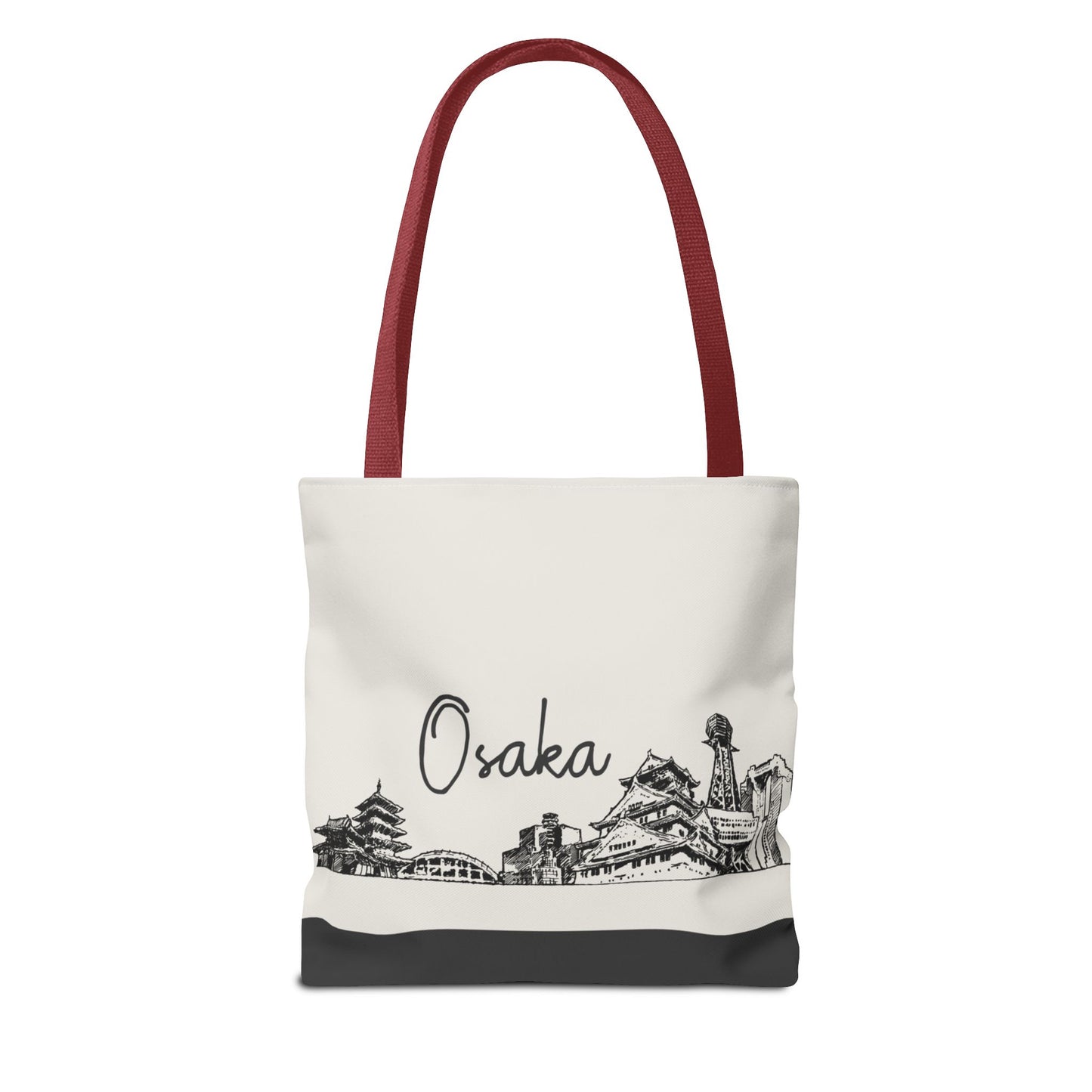 Osaka Travel Tote Bag – Lightweight Wanderlight Tote, Skyline Design, Durable Everyday Adventure Bag