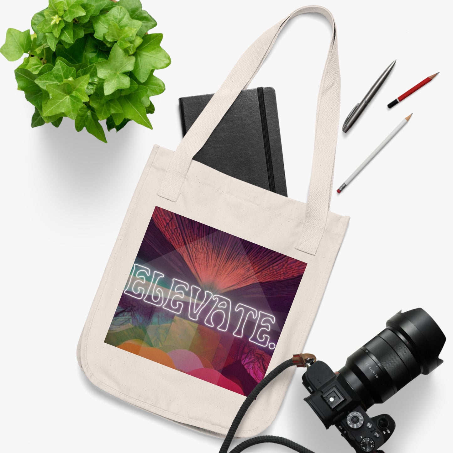 Elevate: Empowerment Organic Canvas Tote Bag