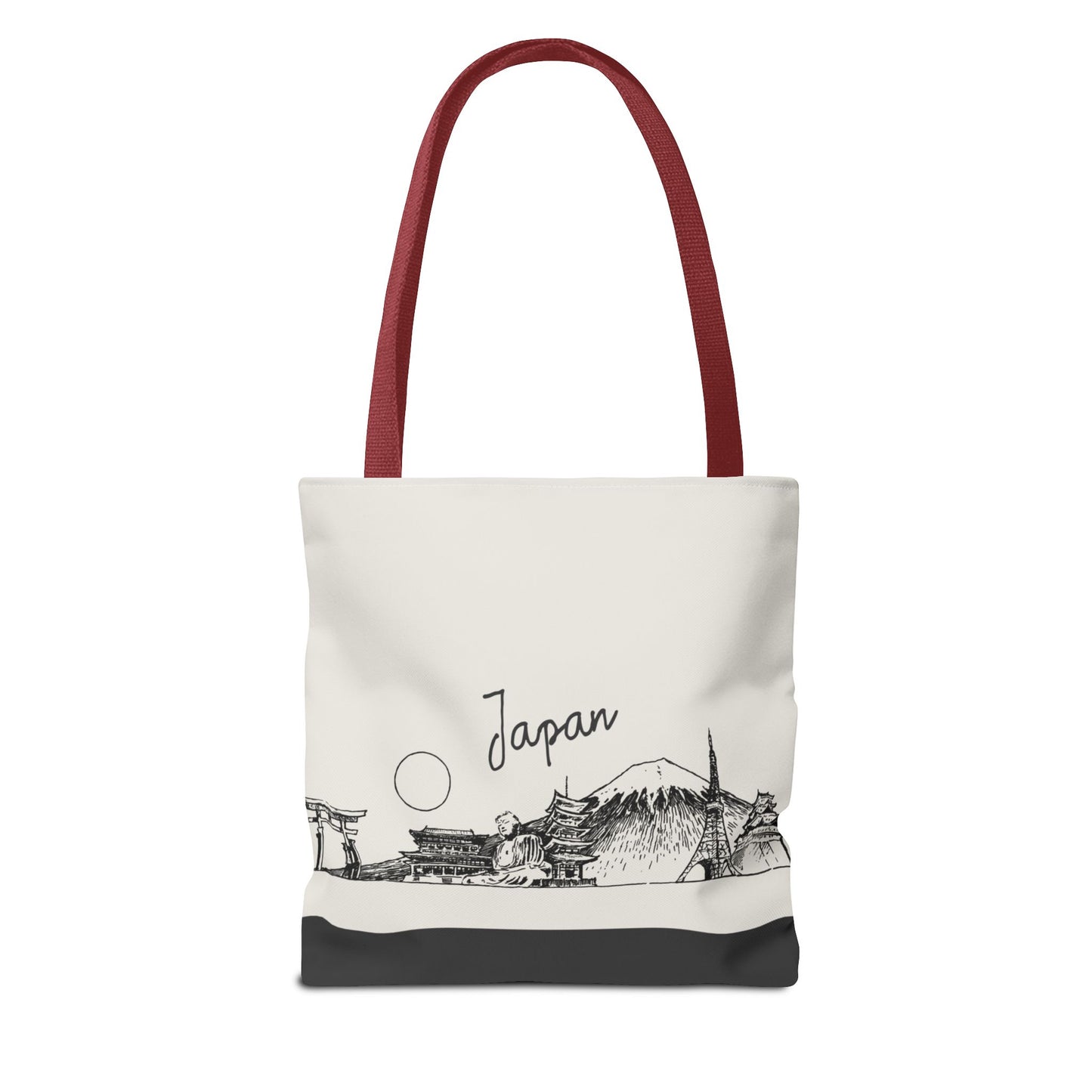 Japan Travel Tote Bag – Lightweight Wanderlight Tote, Skyline Design, Durable Everyday Adventure Bag