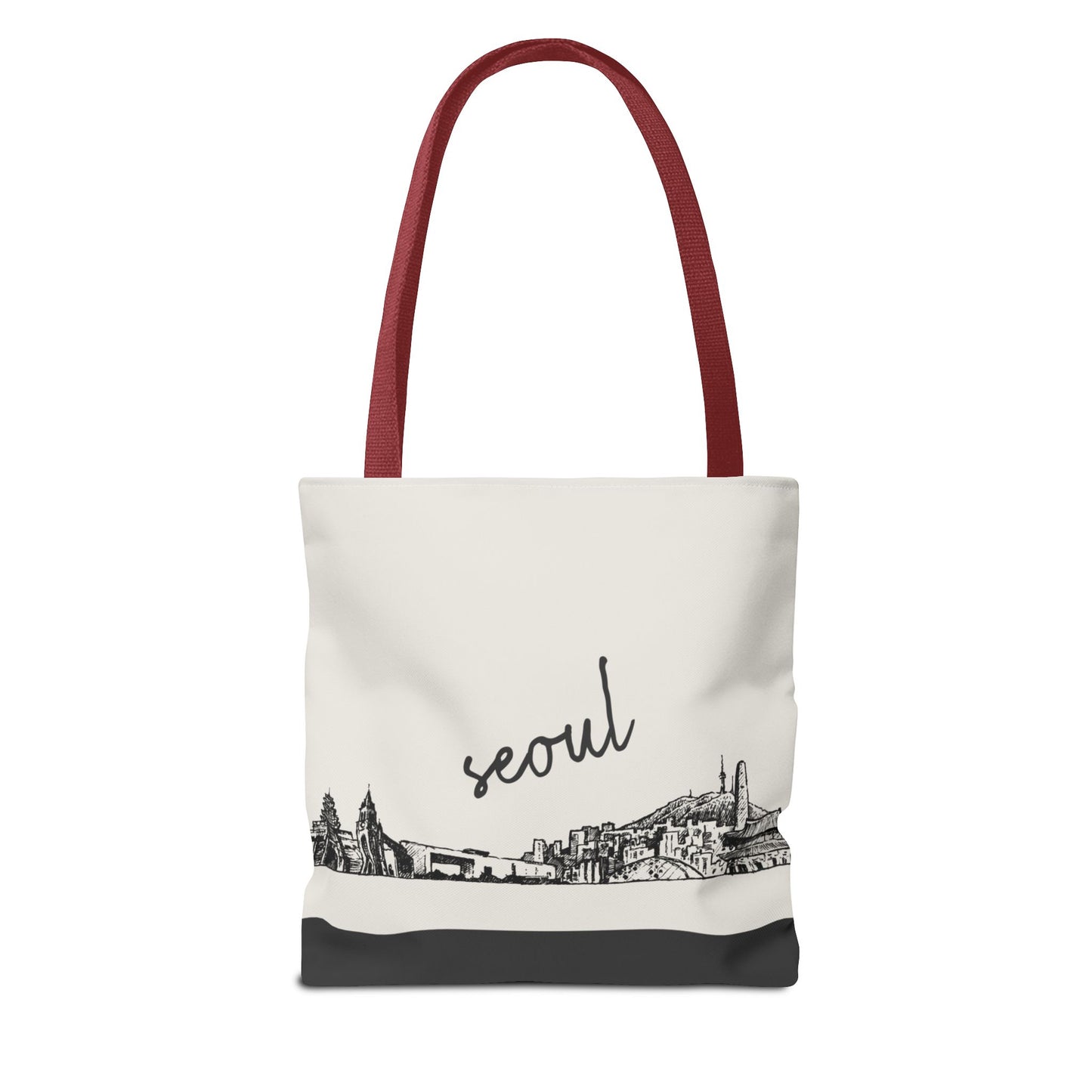 Seoul Travel Tote Bag – Lightweight Wanderlight Tote, Skyline Design, Durable Everyday Adventure Bag