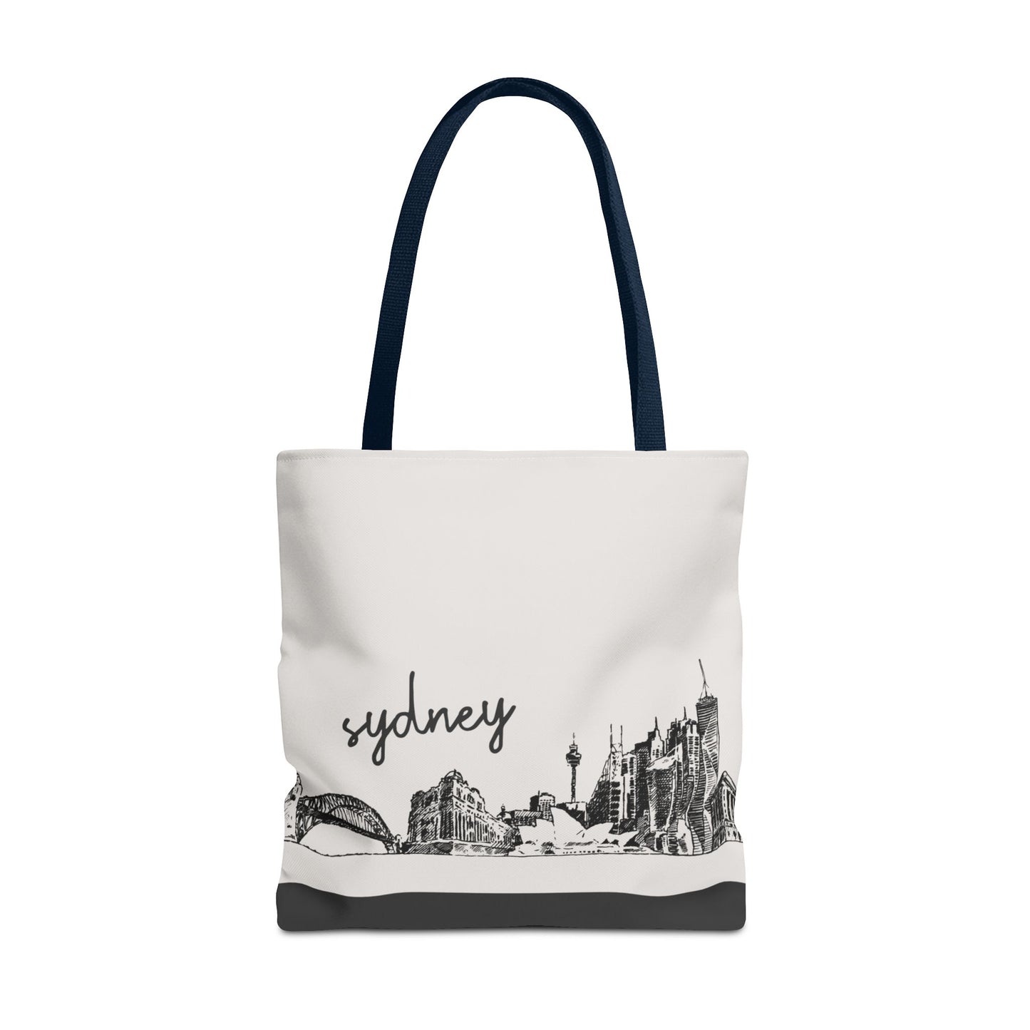 Sydney Travel Tote Bag – Lightweight Wanderlight Tote, Skyline Design, Durable Everyday Adventure Bag