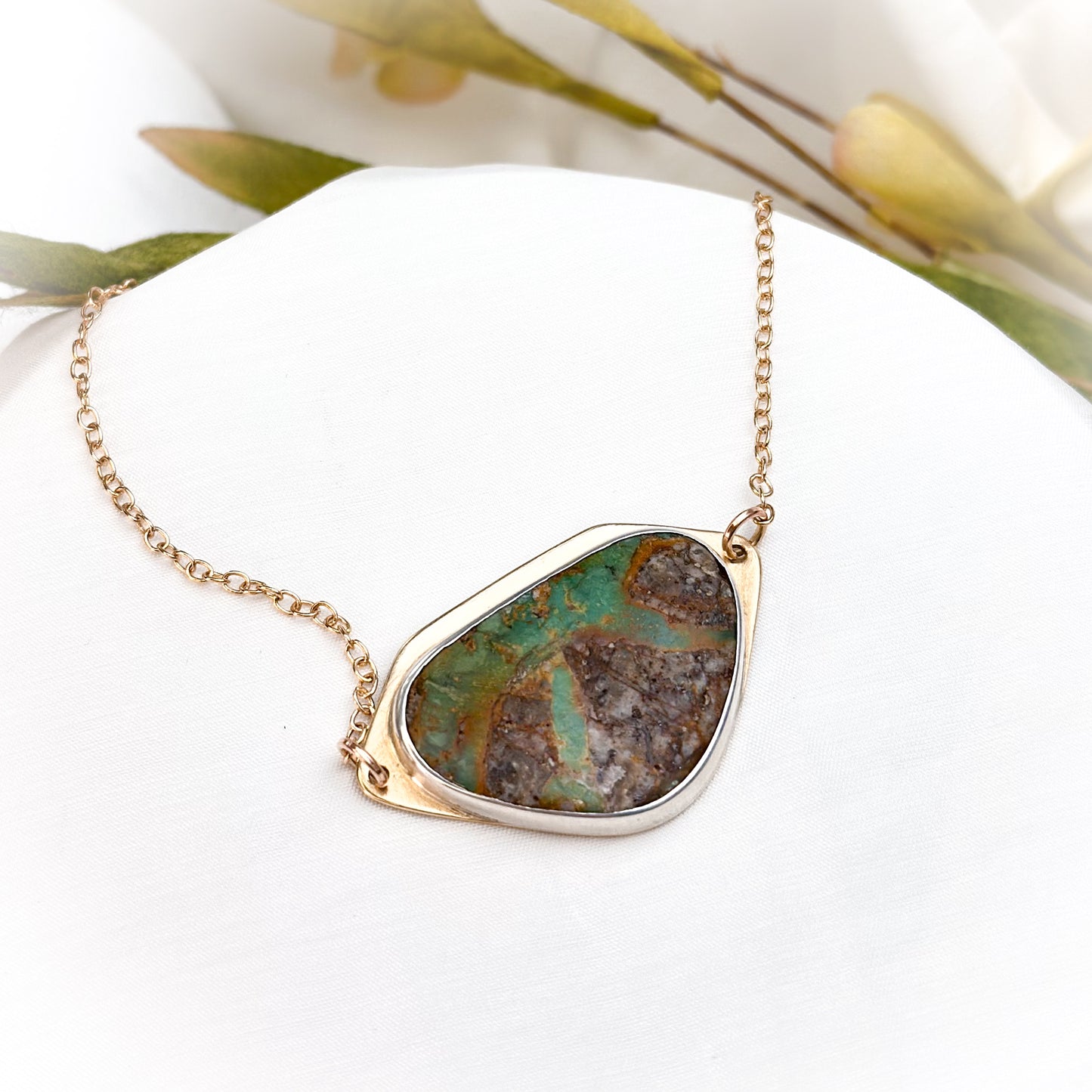 Verdant Horizon | Kingsman Turquoise Pendant Necklace