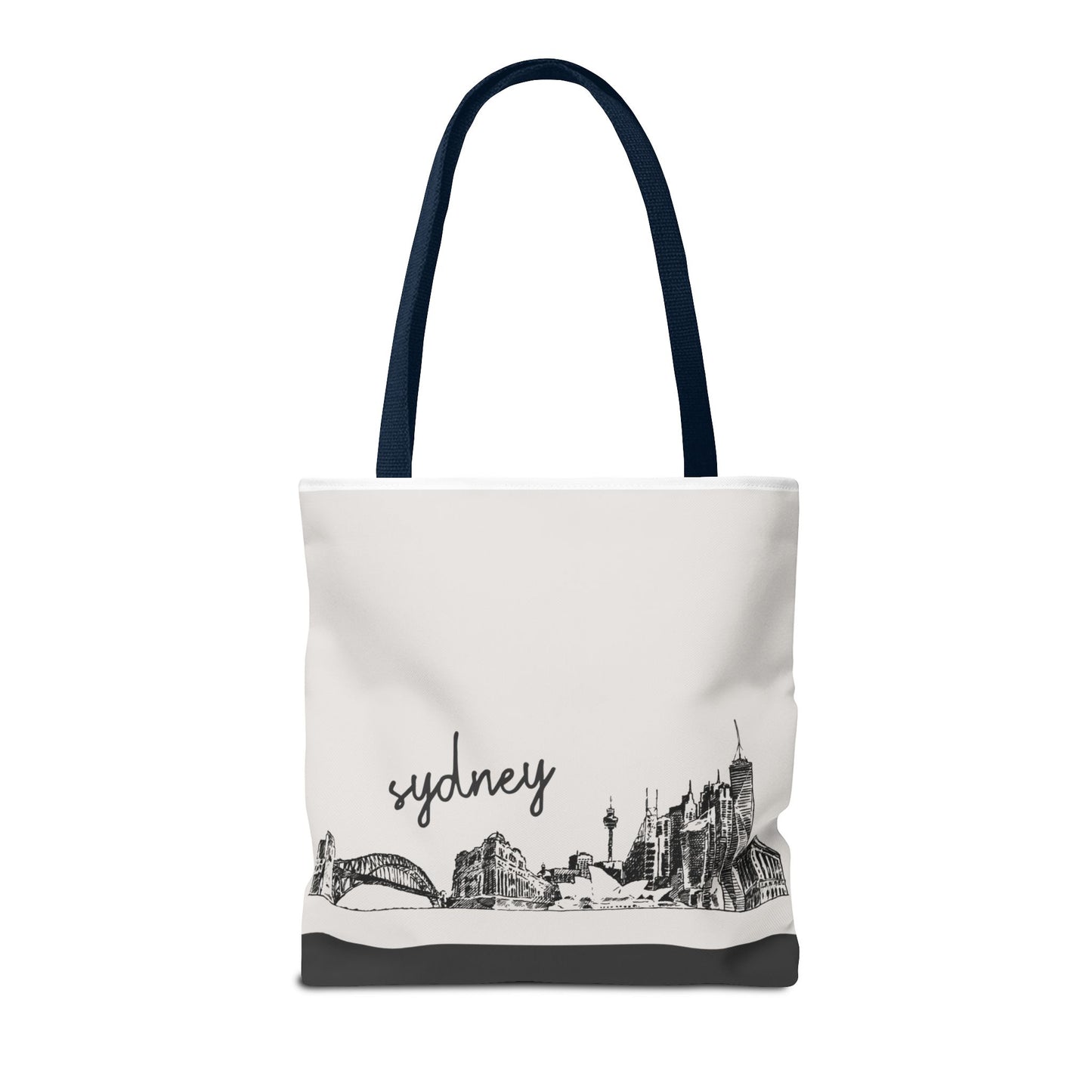 Sydney Travel Tote Bag – Lightweight Wanderlight Tote, Skyline Design, Durable Everyday Adventure Bag