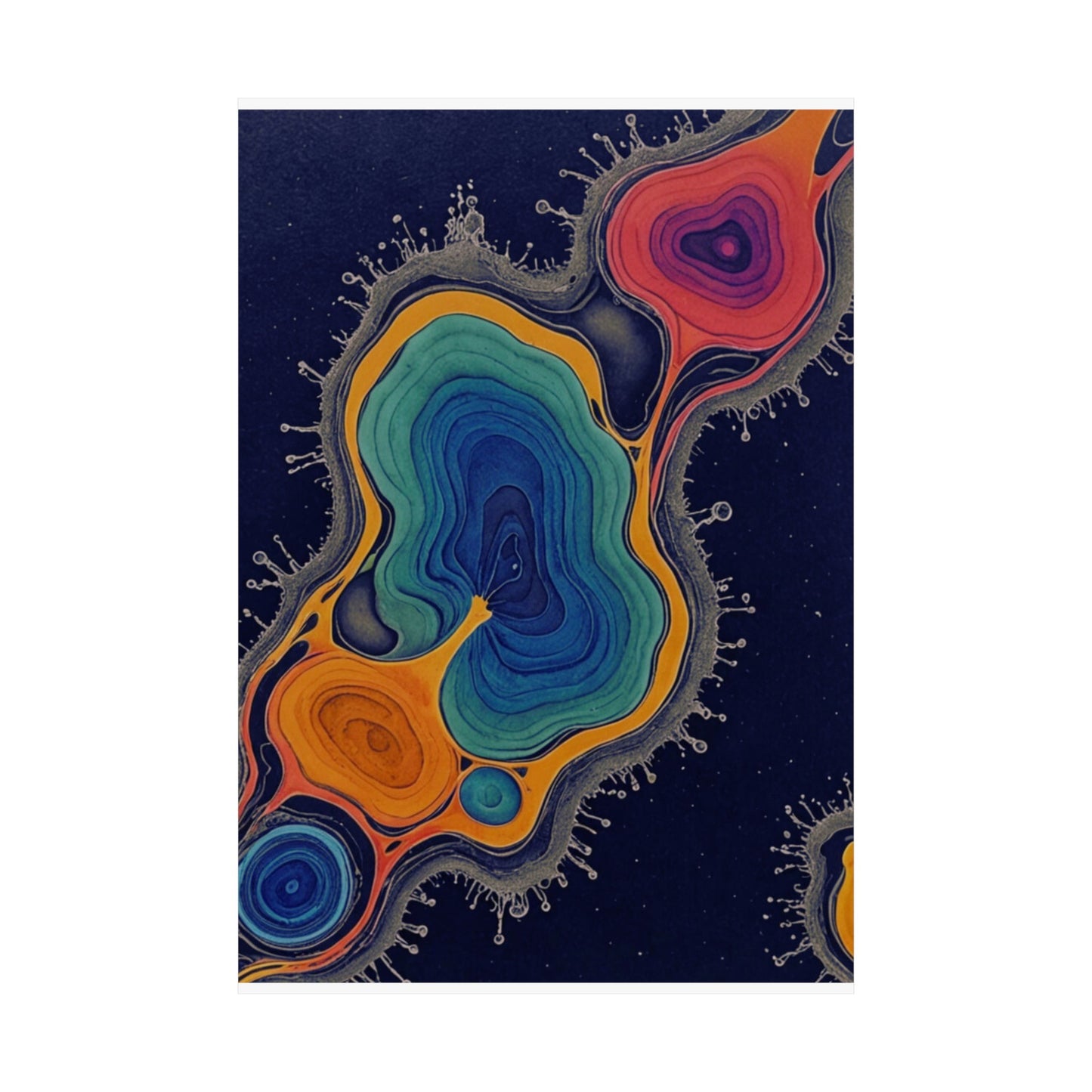 Chromatic Chromosomes Matte Vertical Posters