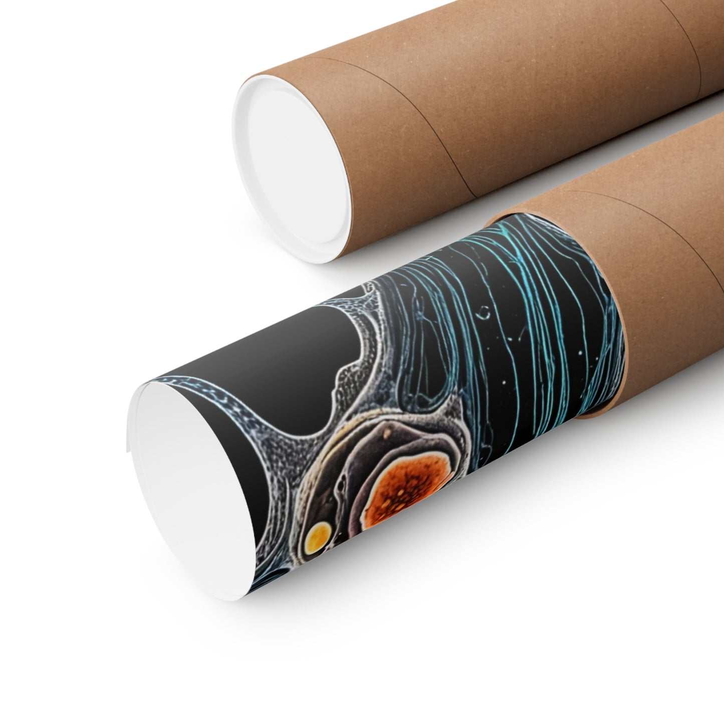 Psychedelic Matte Vertical Posters Fluorescent Filaments