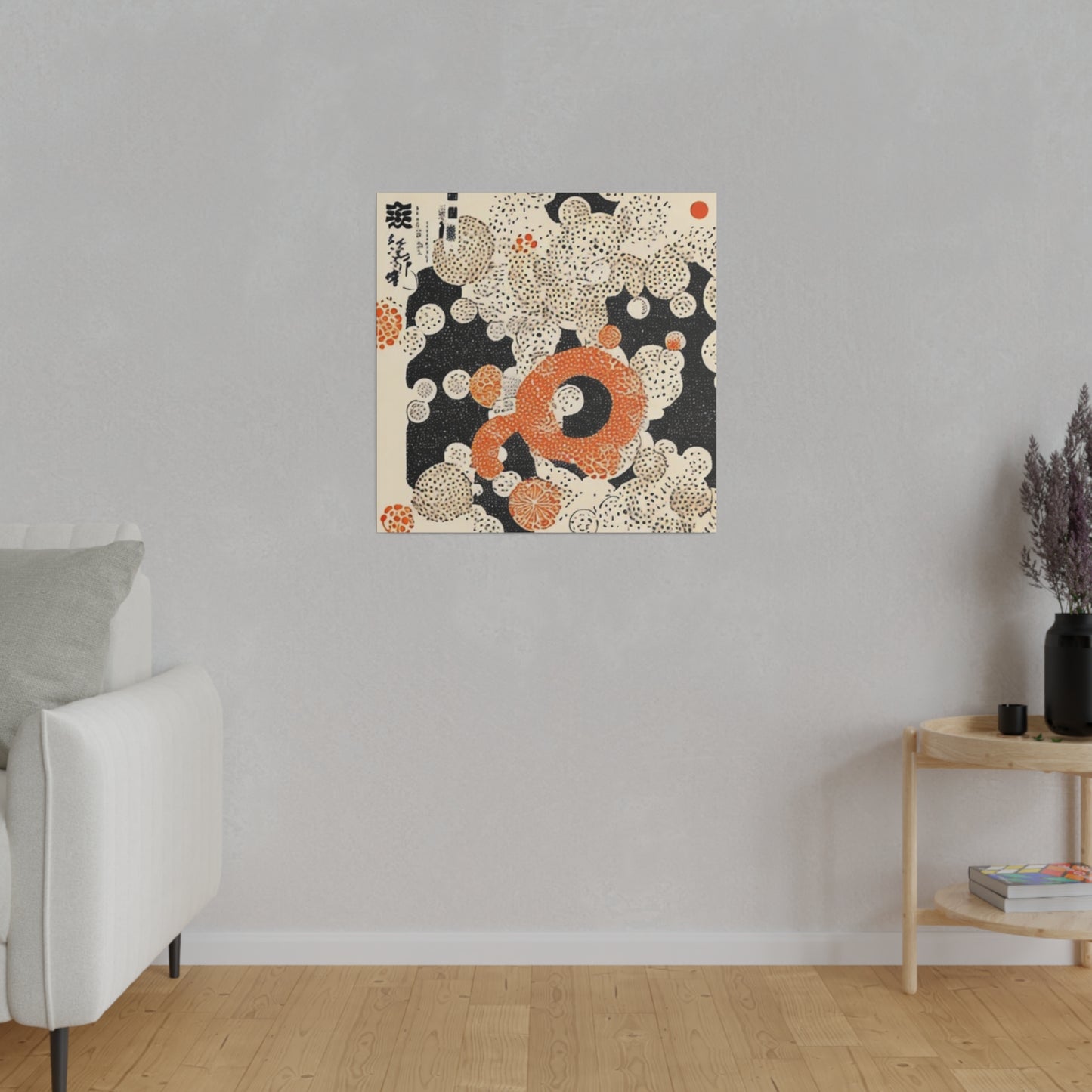 Japandi Retro Style Wall Art onMatte Canvas