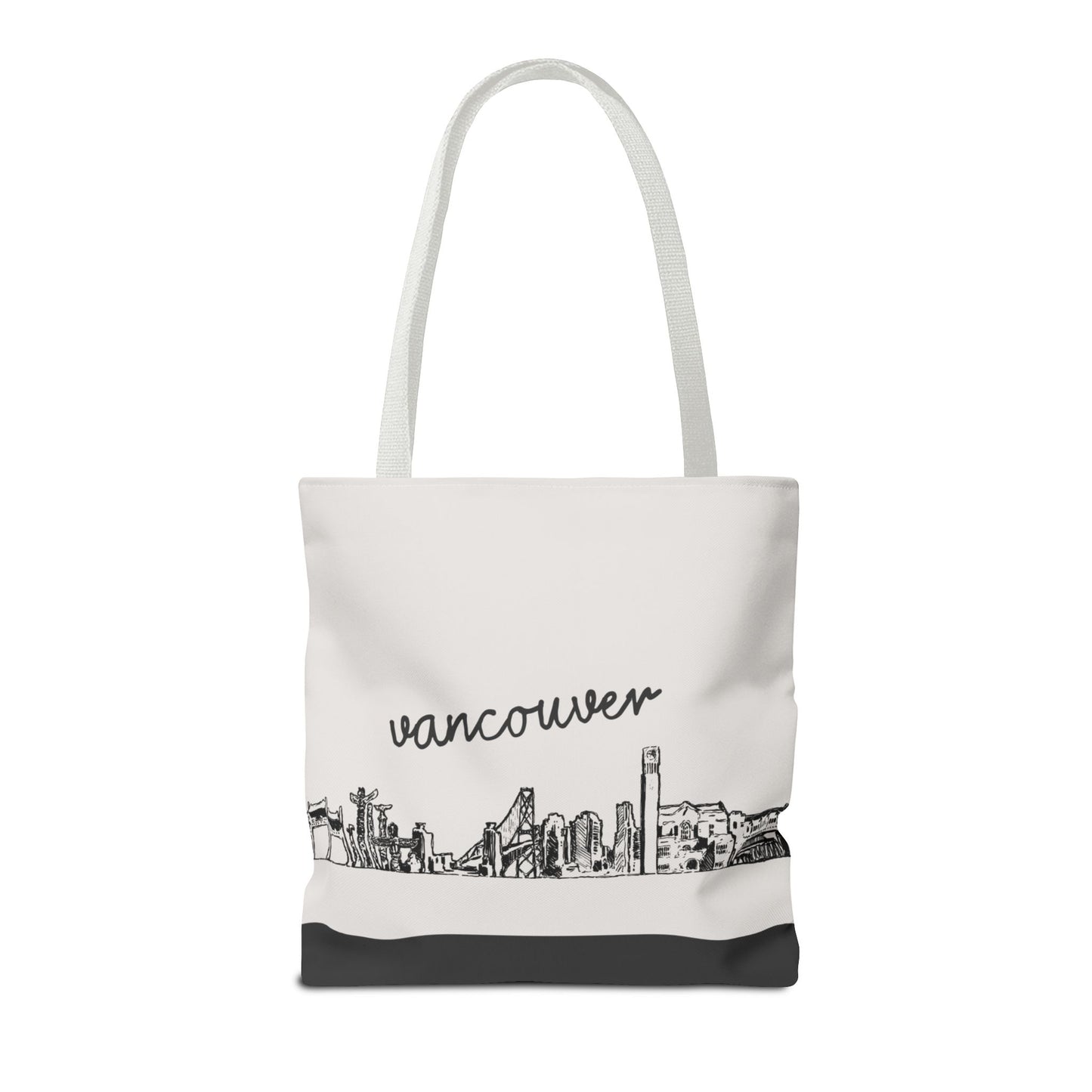 Vancouver Travel Tote Bag – Lightweight Wanderlight Tote, Skyline Design, Durable Everyday Adventure Bag