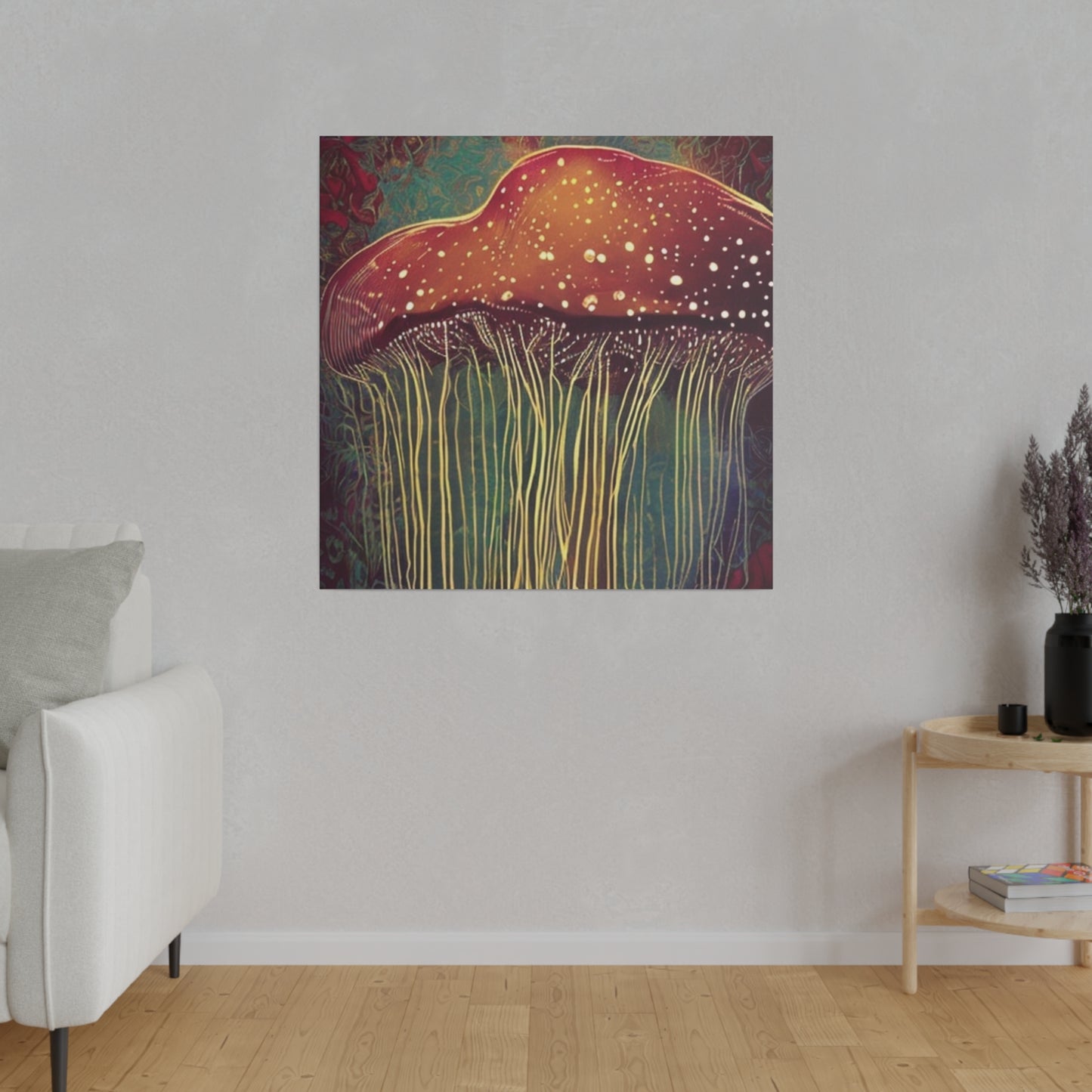 Organic Fungi Symphony Canvas Wall Art