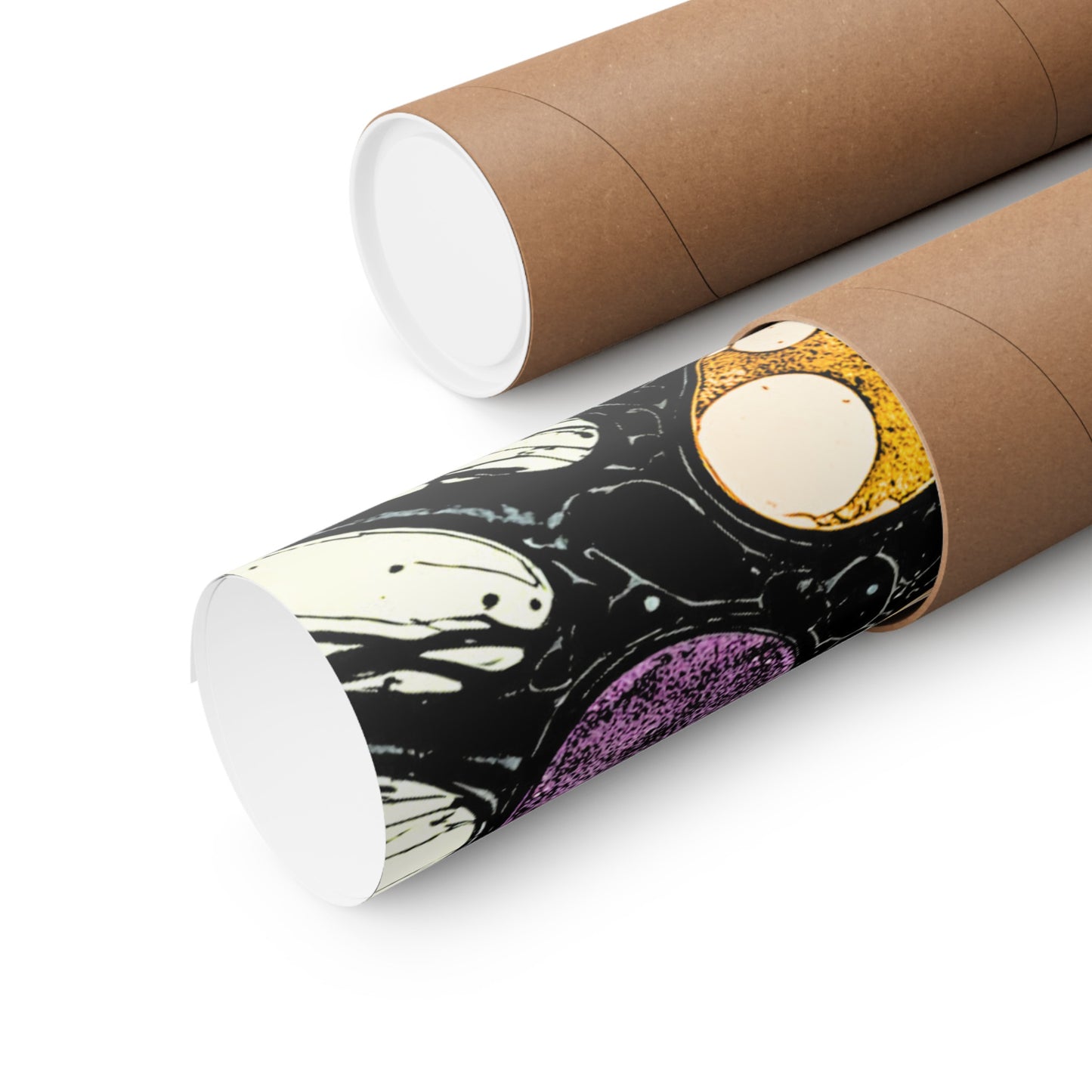 Psychedelic Matte Vertical Posters Cosmic Cells