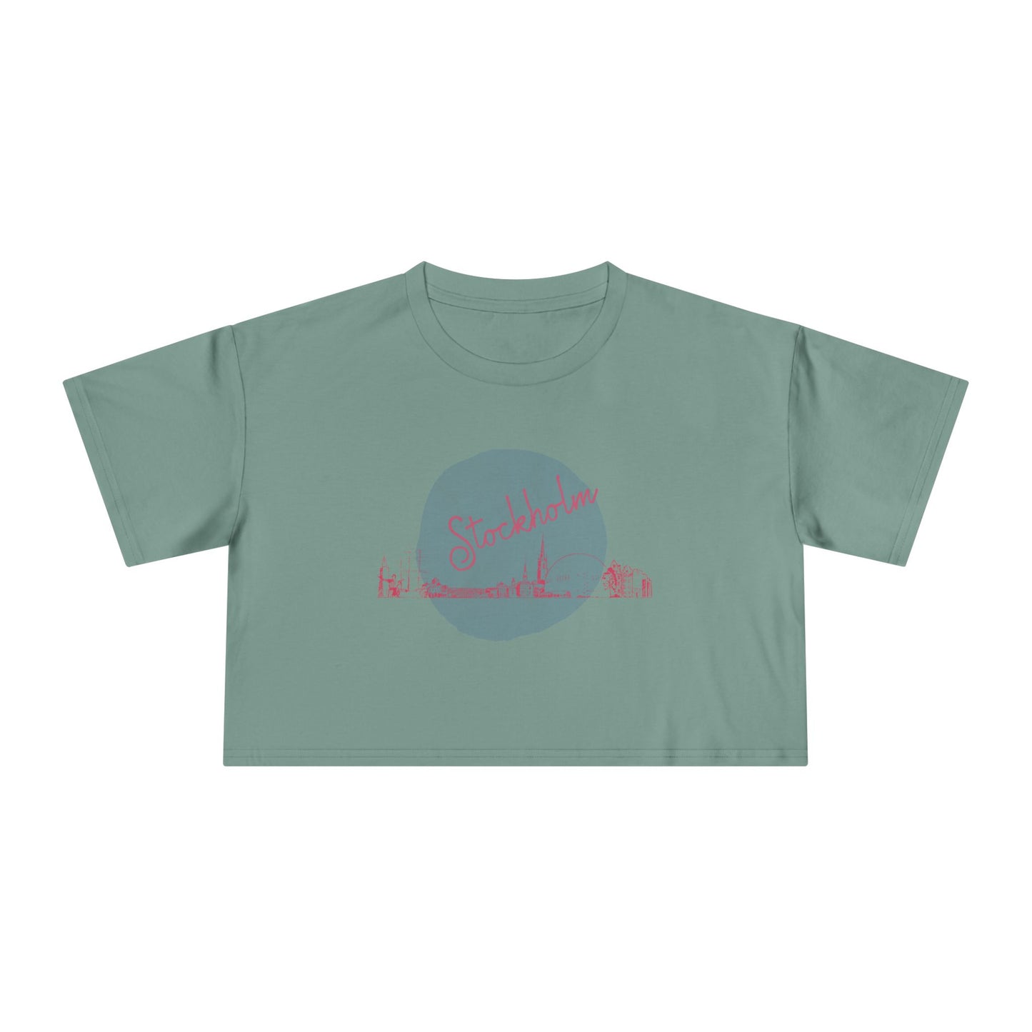 Stockholm Women's Crop Tee - Stylish City Life Top for Casual Outings