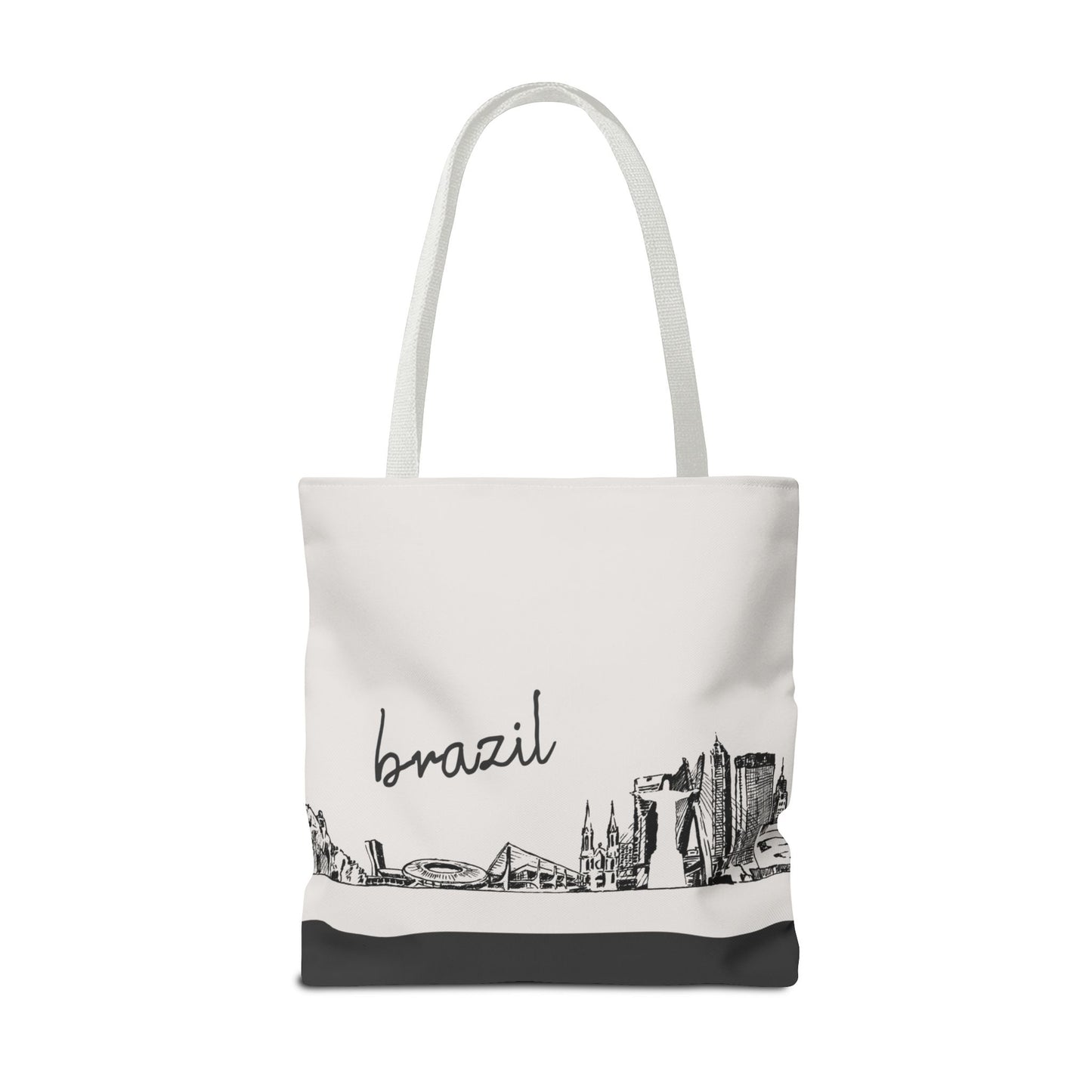 Brazil Travel Tote Bag – Lightweight Wanderlight Tote, Skyline Design, Durable Everyday Adventure Bag