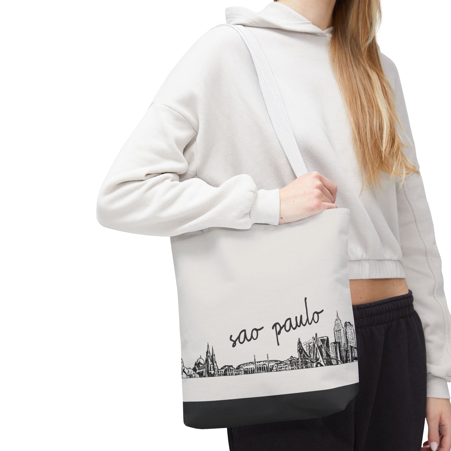 São Paulo Travel Tote Bag – Lightweight Wanderlight Tote, Skyline Design, Durable Everyday Adventure Bag
