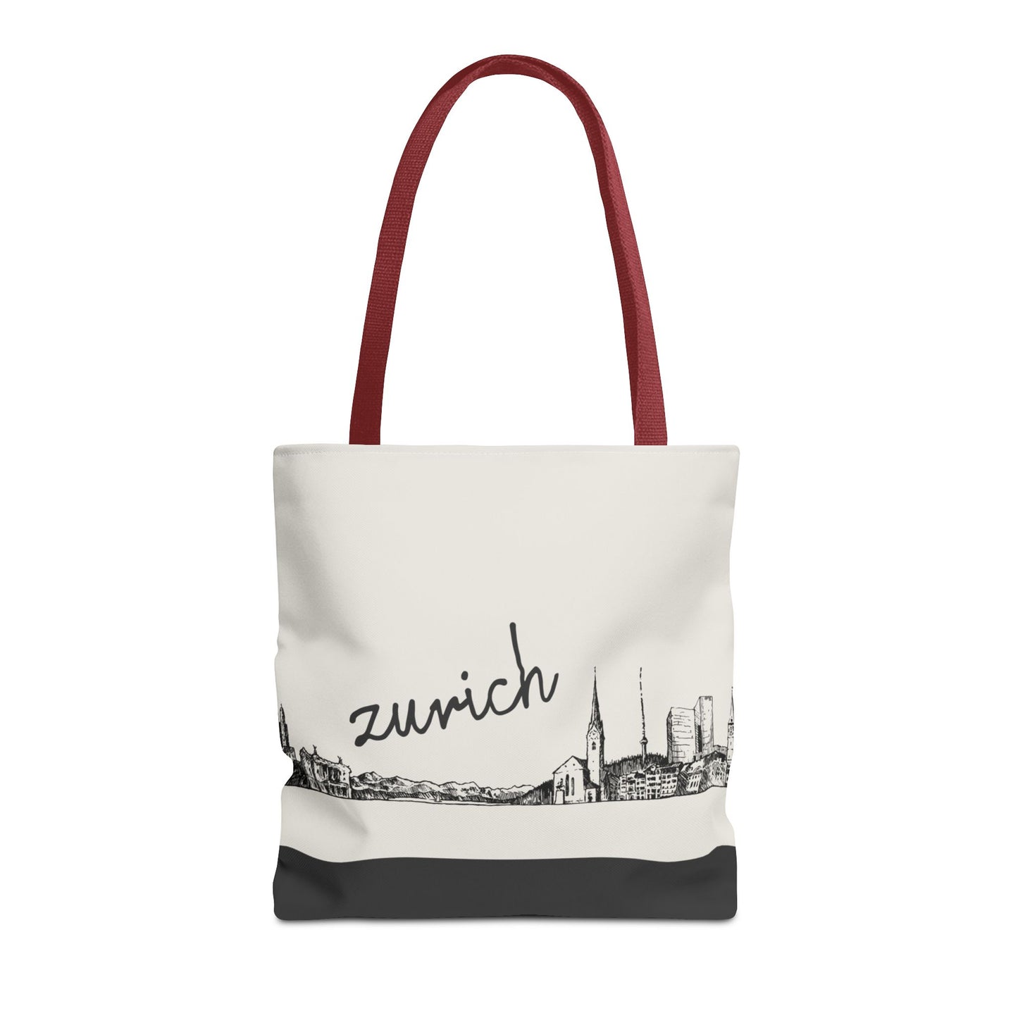 Zurich Travel Tote Bag – Lightweight Wanderlight Tote, Skyline Design, Durable Everyday Adventure Bag